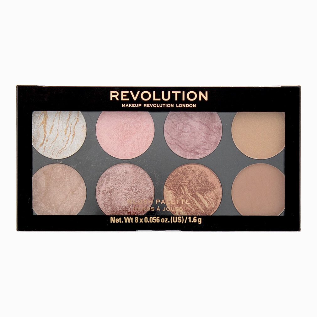 MAKE UP REVOLUTION Rouge Revolution Blush Golden Sugar Blush Palette 8 x