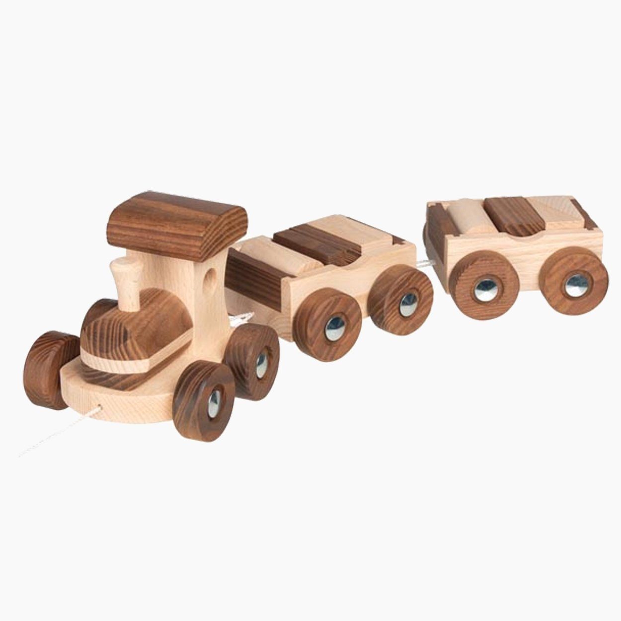 goki Spielzeug-Eisenbahn Zug Amsterdam, goki nature, (13-tlg), erstklassige Verarbeitung,Made in Europe