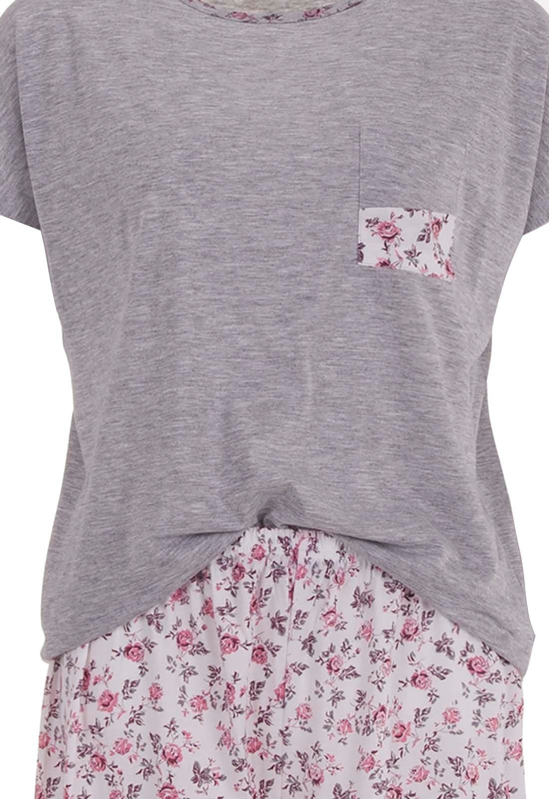 zeitlos Schlafanzug Pyjama Set Capri - günstig online kaufen