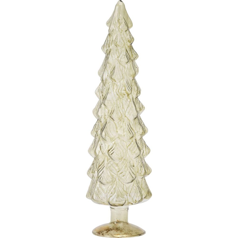 Koopmann Weihnachtsfigur Deko-Tannenbaum aus Glas - Höhe ca. 35 cm - 1 Stück