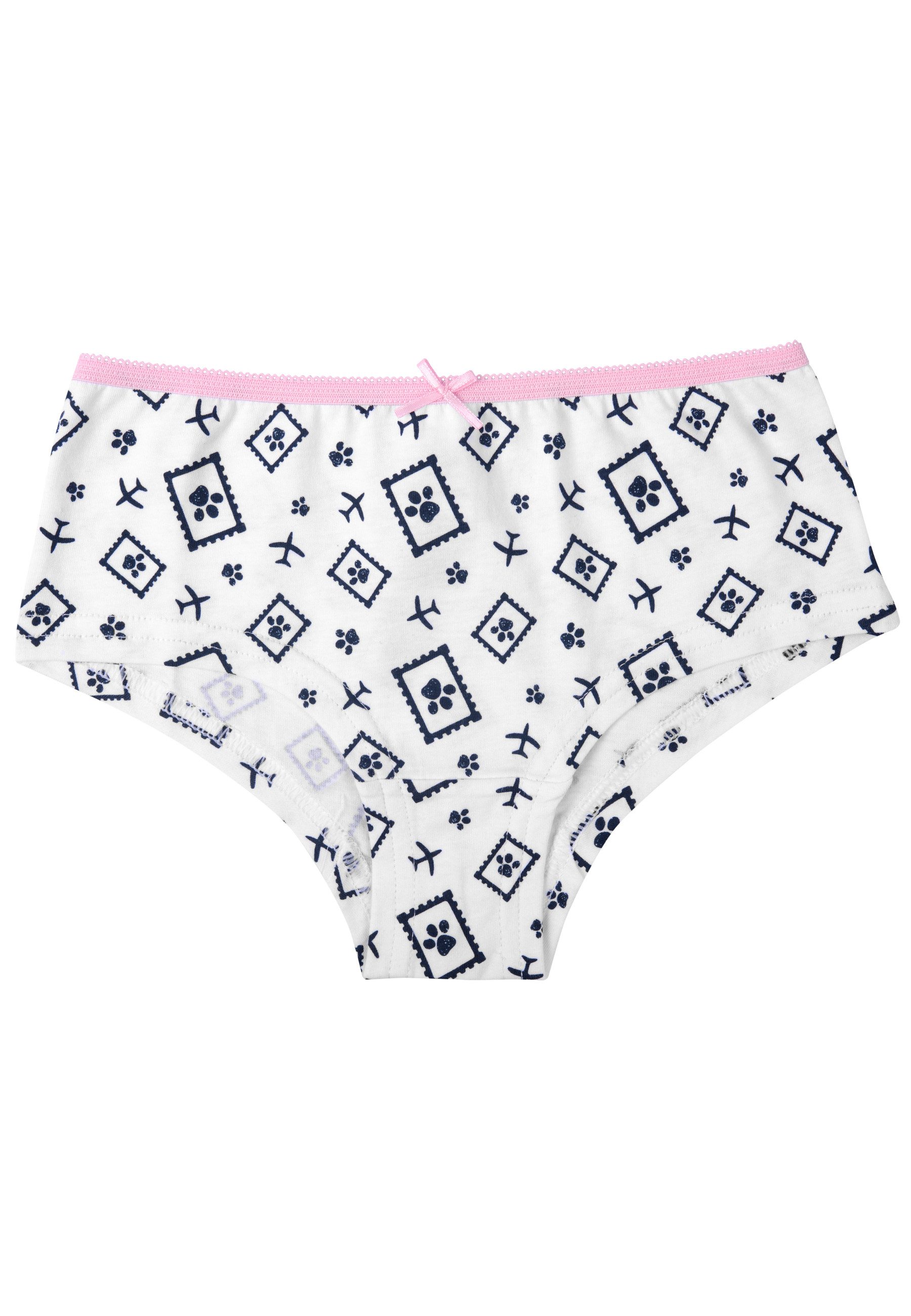 United Labels® Panty Paw Patrol Panty Mädchen Unterhose Slip Rosa/Weiß/Blau 3er Pack