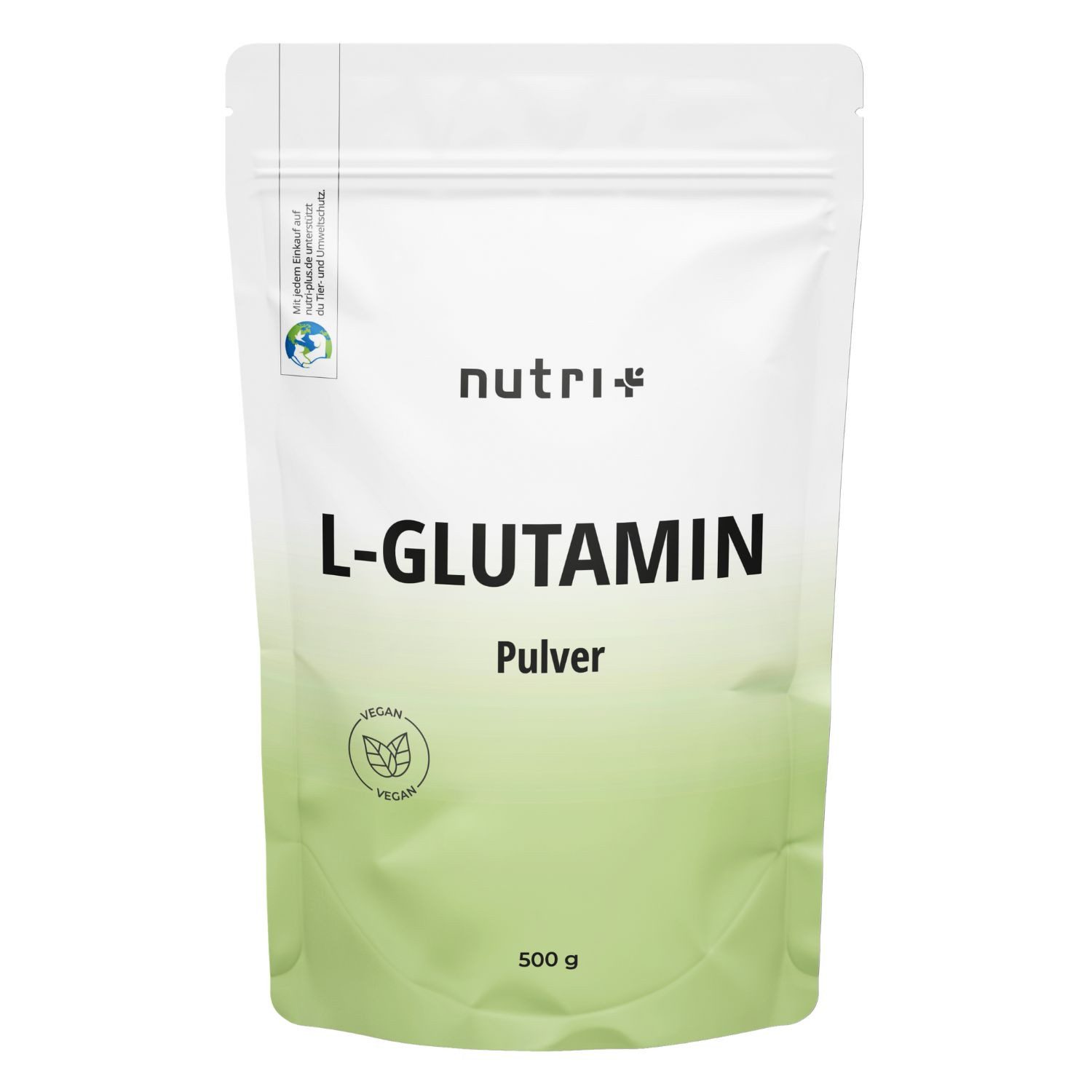 nutri+ L-Glutamin Pulver (2 Größen) Pulver