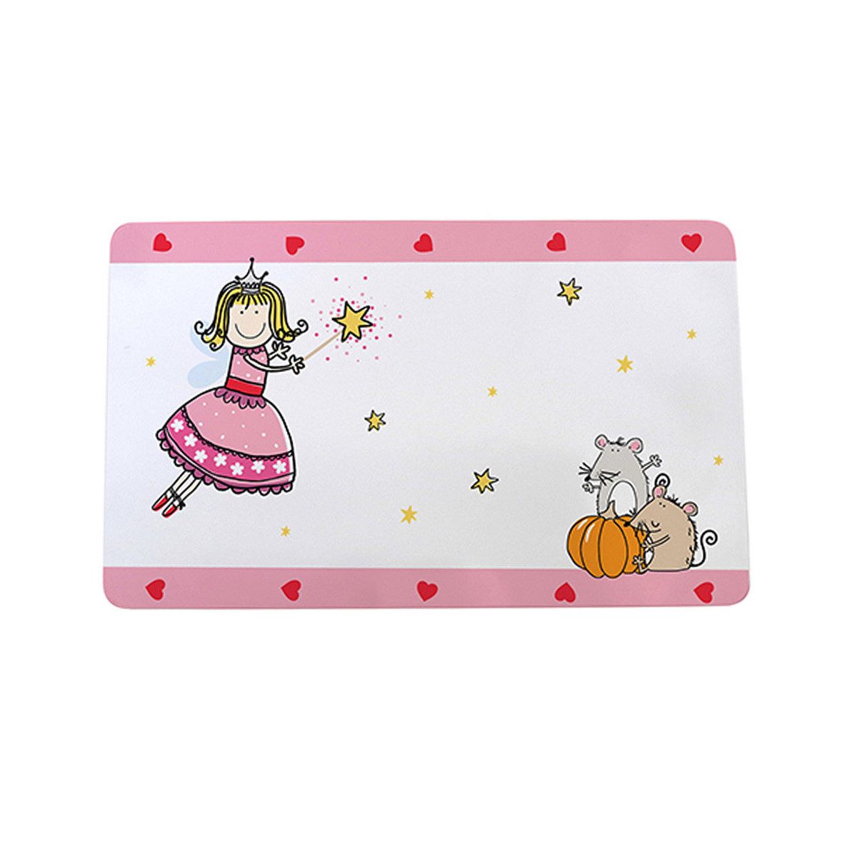 GIMEX Frühstücksbrett Vesperbrettchen Zauberfee für Kinder robustes Melamin TÜV geprüft, Melamin