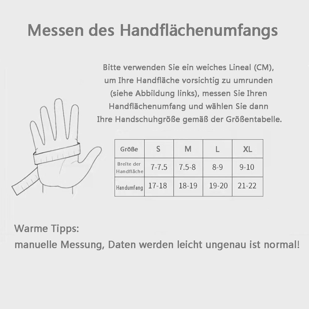 Multisporthandschuhe Damen Schwarz(stil3) Radsporthandschuhe Herren Touchscreen rutschfest GelldG Handschuhe