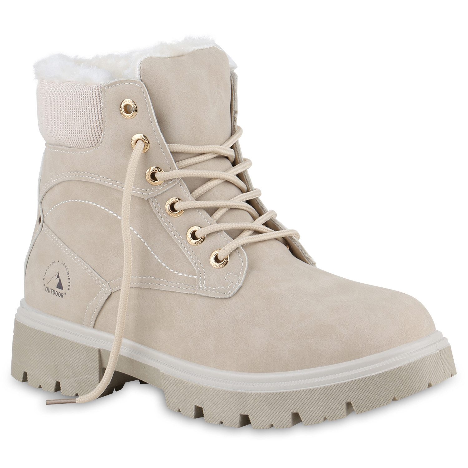 VAN HILL 841423 Сапогиette Damen Warm Gefütterte Worker Ботинки Сапогиetten Bequeme