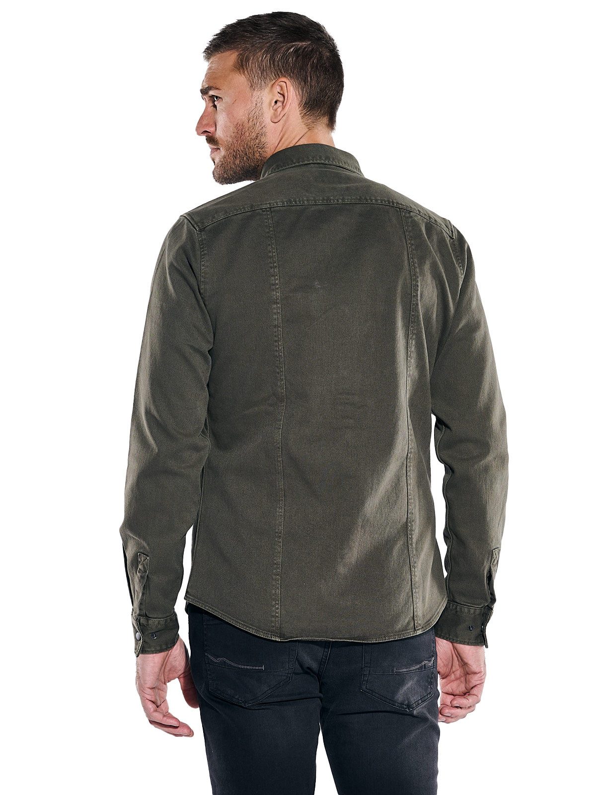 emilio adani Langarmhemd Overshirt slim fit günstig online kaufen