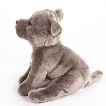 Teddys Rothenburg Kuscheltier Hund Pitbull sitzend 25 cm (Plüschtier, Stofftier, Pitbull, Stoffhunde, Plüschpitbulls)