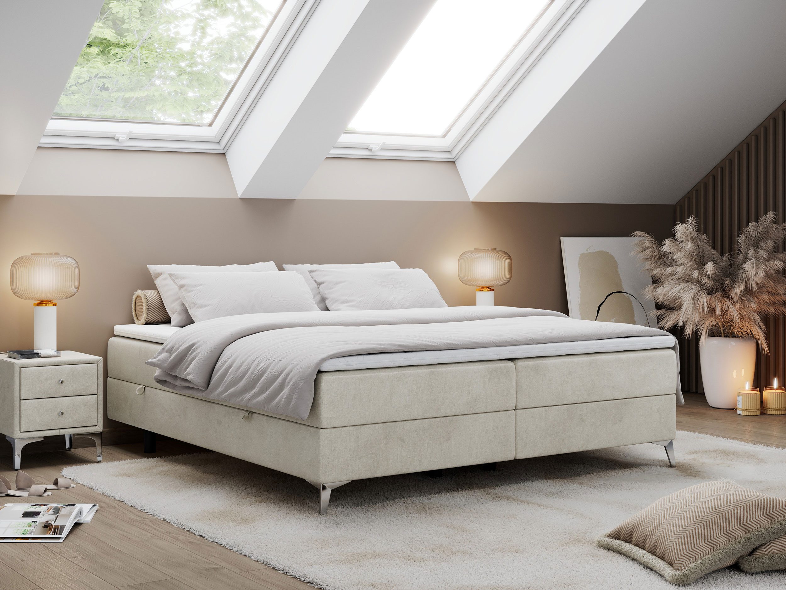 MKS MÖBEL Boxspringbett LESS (Set, Packung, günstig online kaufen