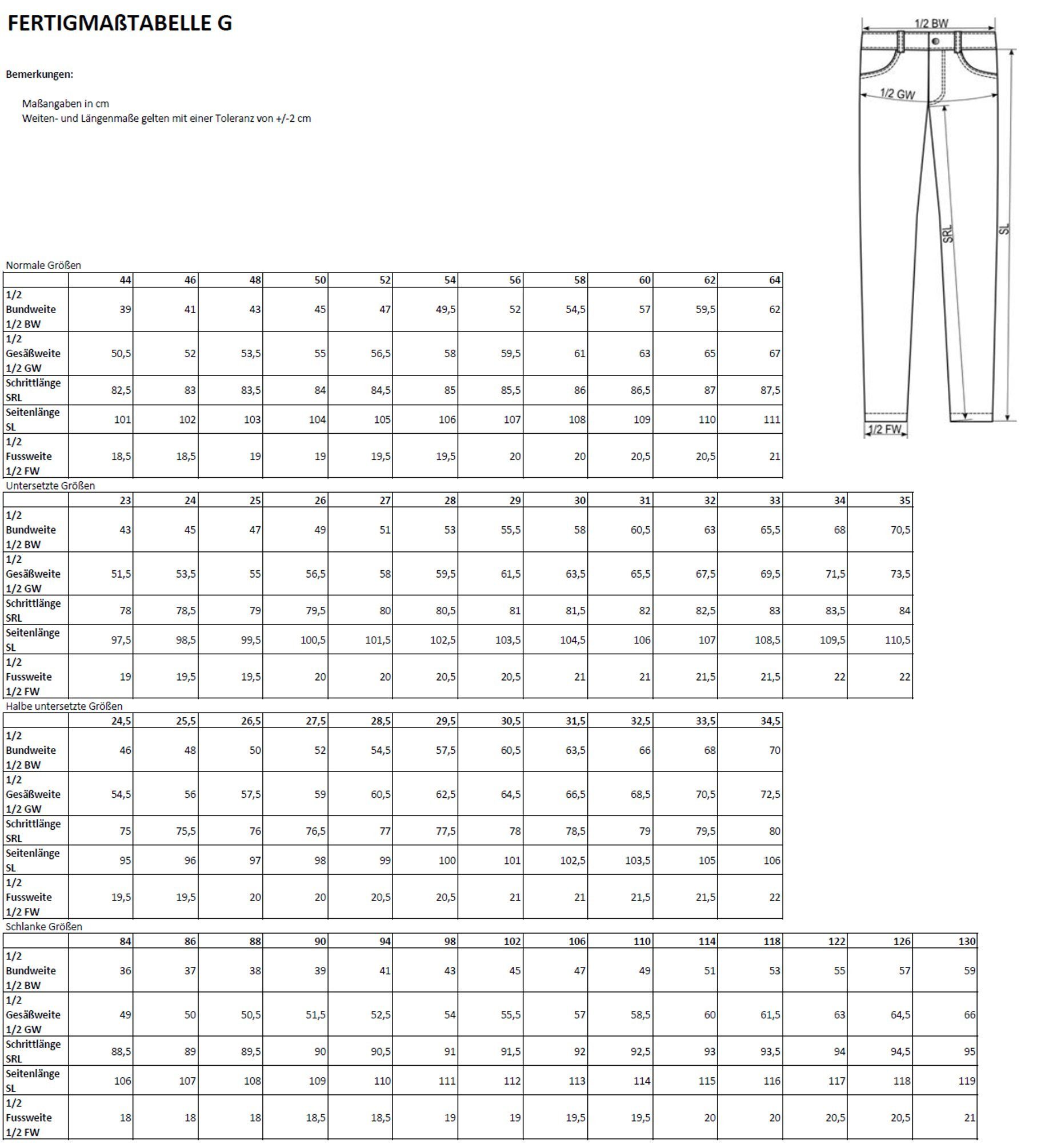 Club of Comfort Chinohose GARVEY 6910 Chino günstig online kaufen