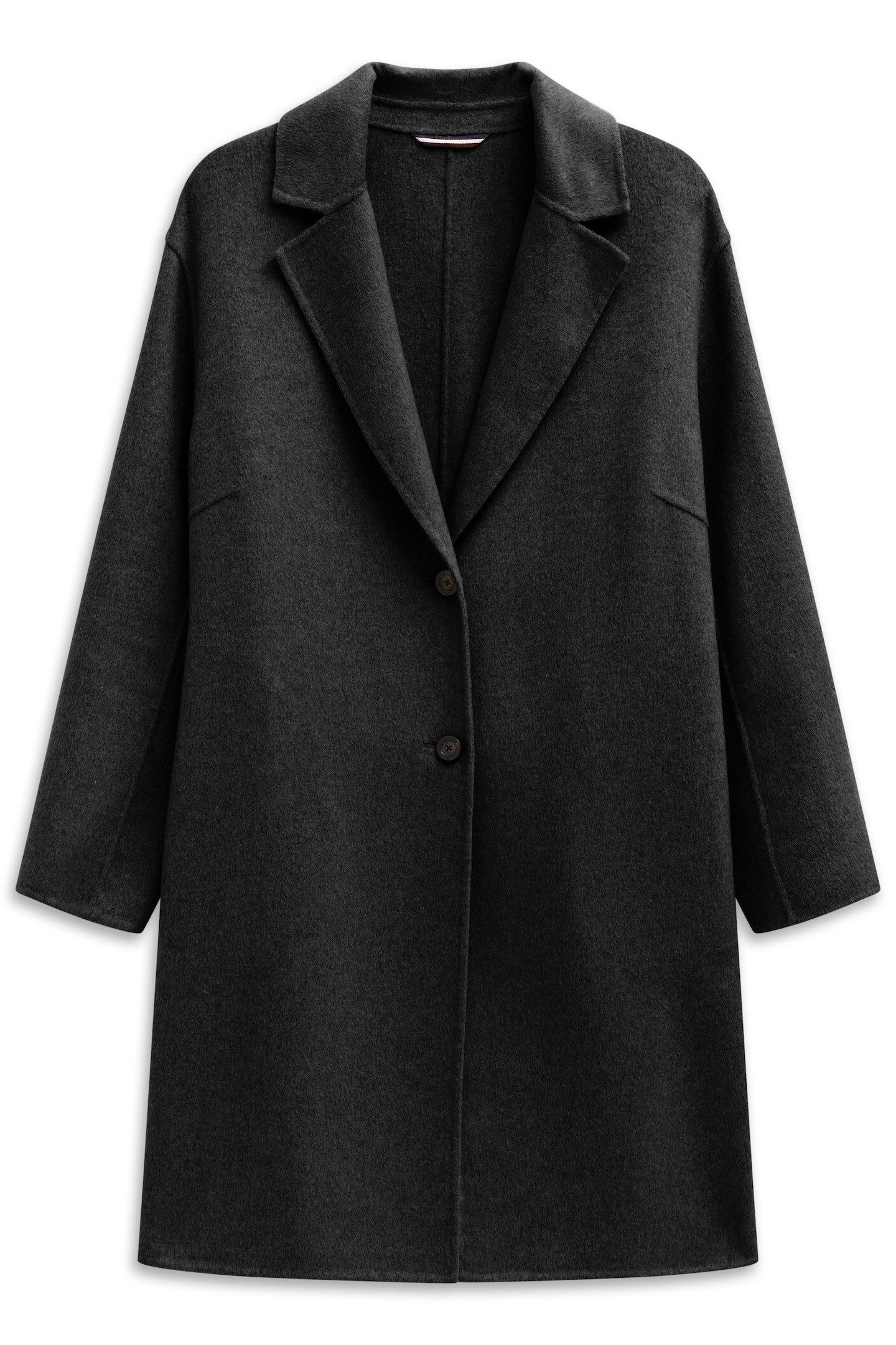 bugatti Kurzmantel Loose Fit mit Knopfleiste und aus weichem Woll-Mix