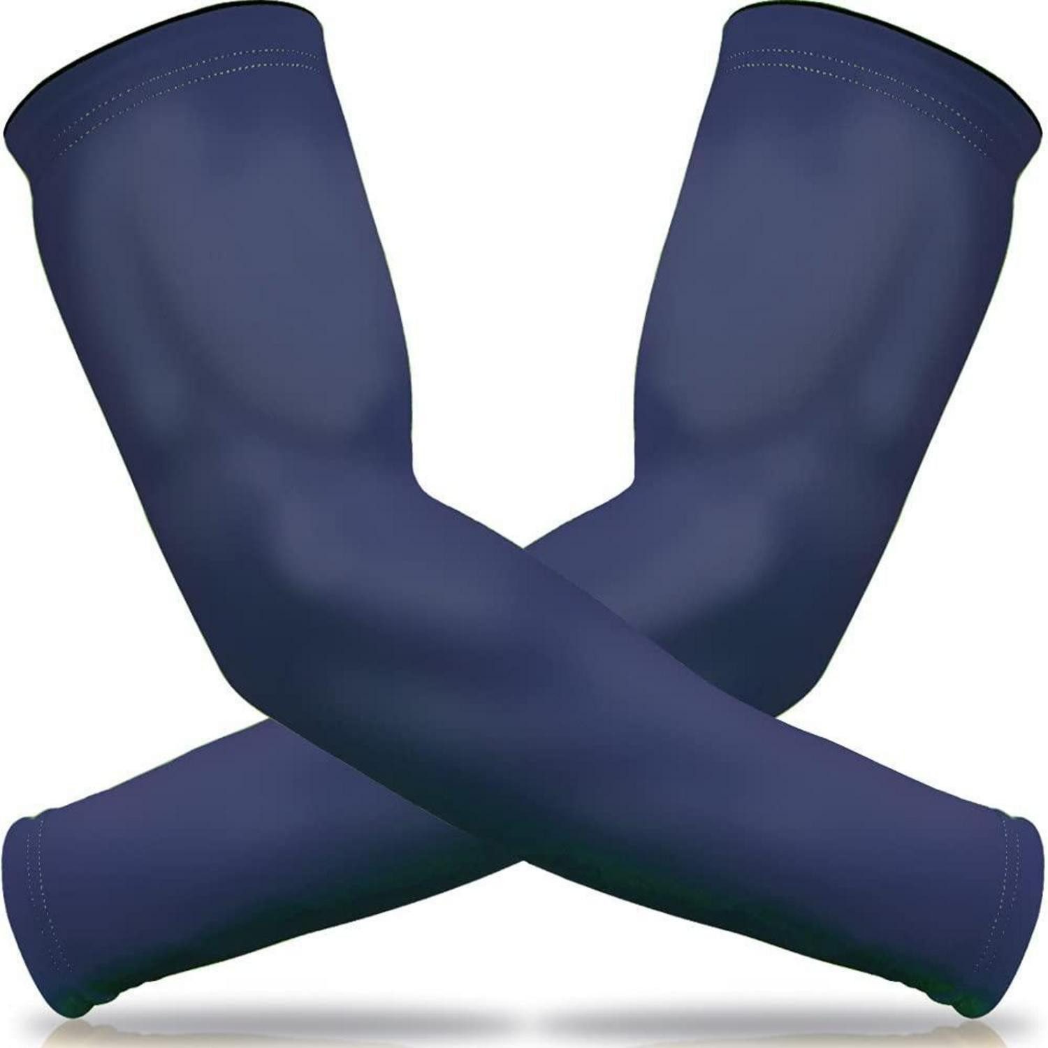 LuxusKollektion Armlinge Arm Sleeves Kompression Blau XXL
