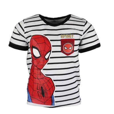 MARVEL T-Shirt Spiderman Jungen Kinder Shirt Gr. 104 - 134, Baumwolle