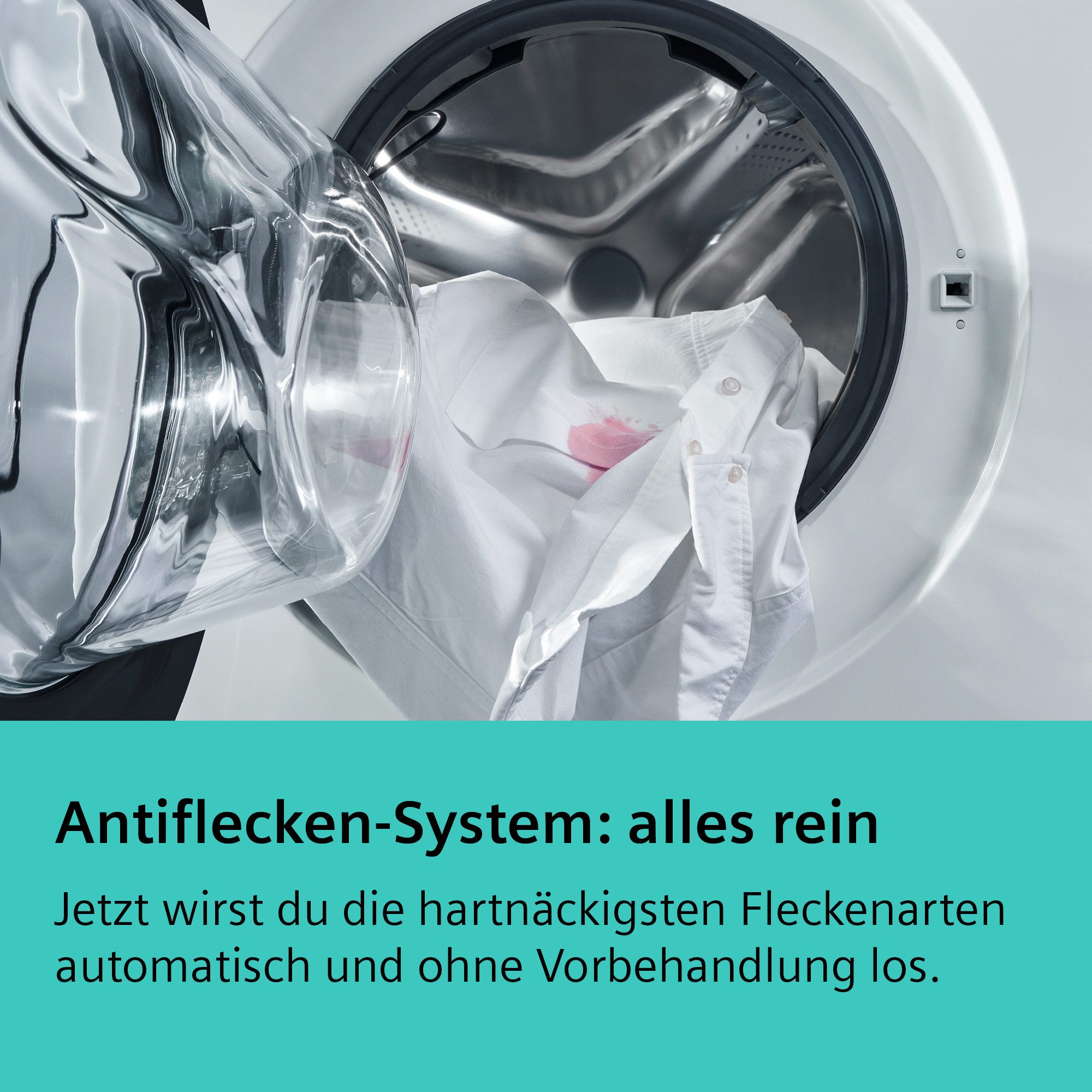 SIEMENS Waschmaschine iQ700 WG46B2072, 9 kg, 1600 U/min – Bild 3 von 5