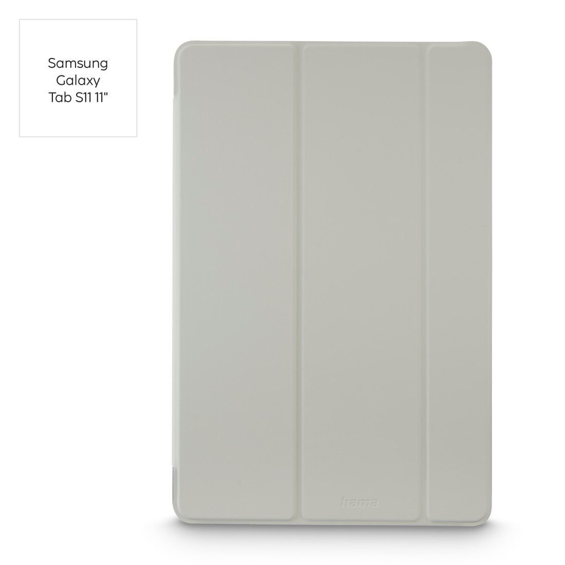 Hama Tablettasche Tablethülle für Samsung Galaxy Tab S11 11 Zoll, Magnetfunktion, Standfunktion, transparente Rückseite, leicht, robust