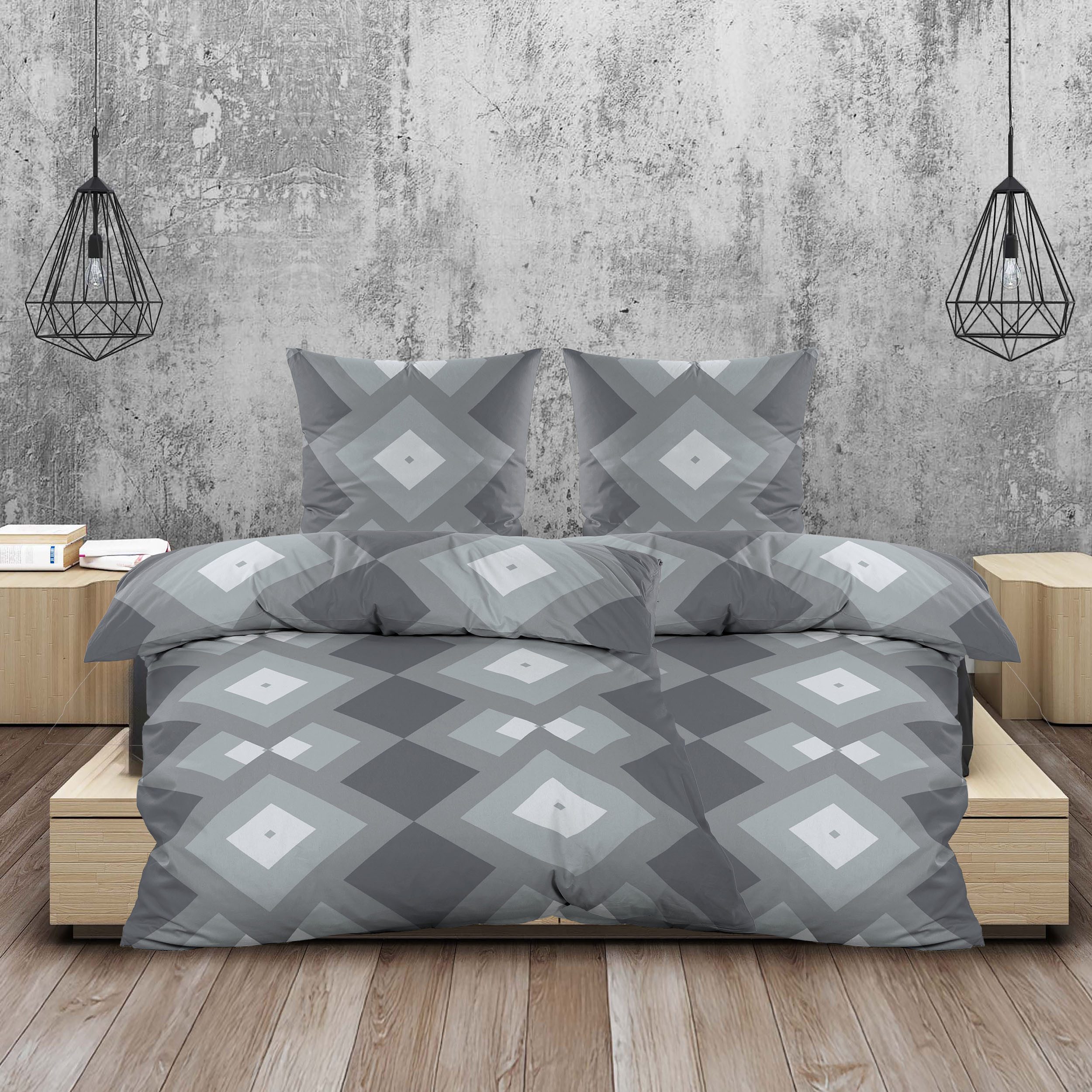 Casa Colori Bettwäsche Biber 135x200cm, 100% günstig online kaufen