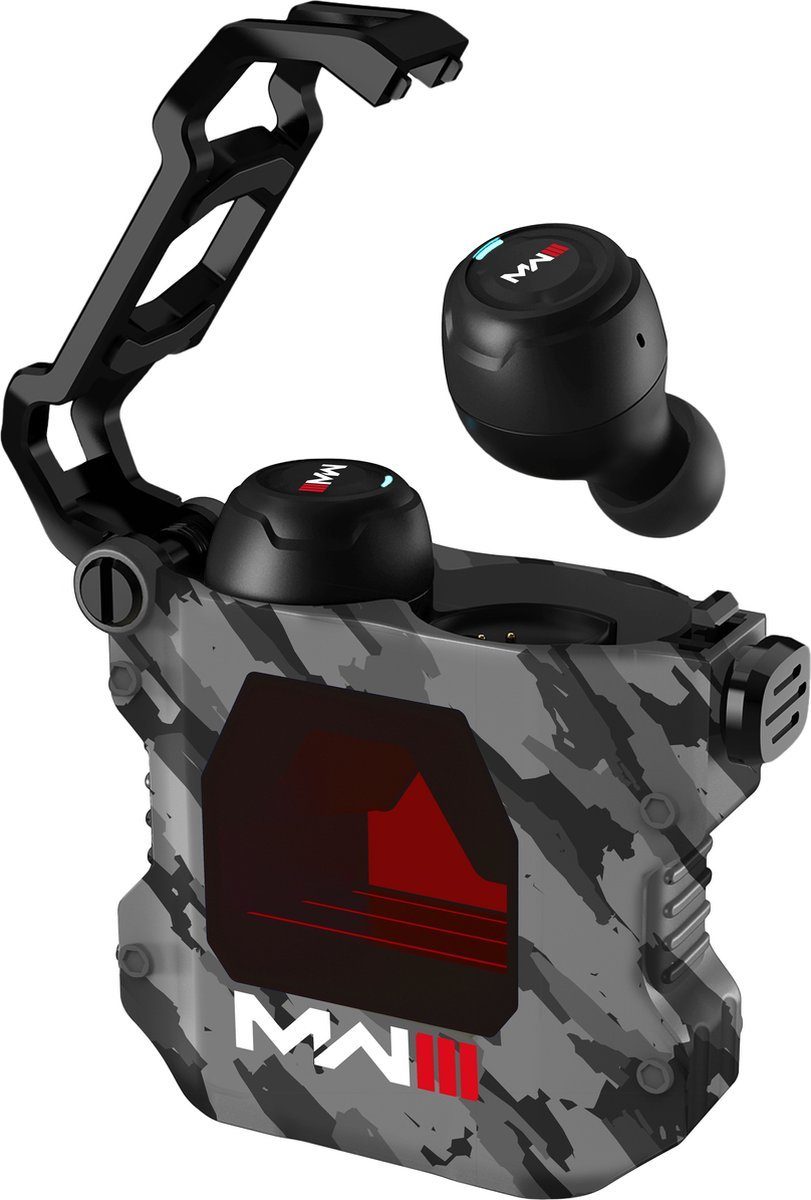 OTL Call of Duty Ladeetui – In-Ear-Kopfhörer – 3 IPX4 Touch-Steuerung Warfare – Mikrofon) – Modern – TWS-Ohrhörer (Bluetooth