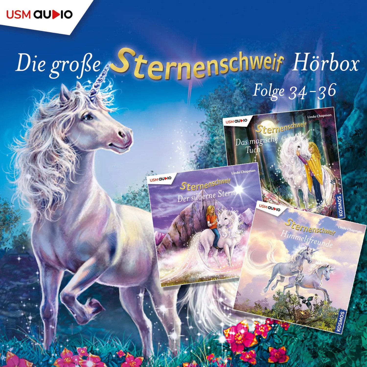 United Soft Media Hörspiel Die große Sternenschweif Hörbox Folgen 34-36 (3 Audio CDs)