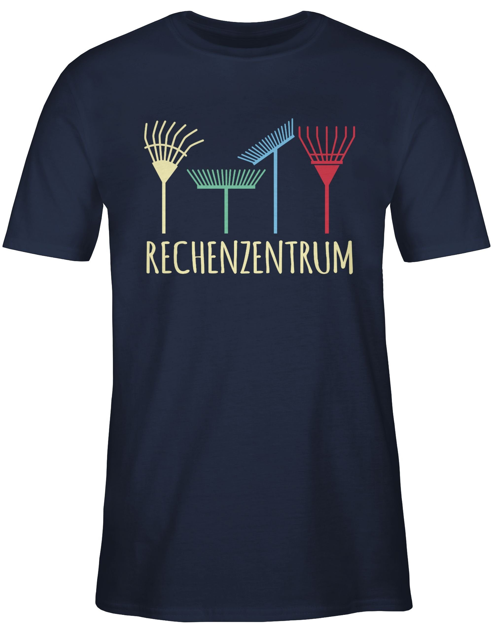 03 - Geschenkidee Gartenarbeit Shirtracer T-Shirt Blau Gärtner Geschenk Rechenzentrum Outfit Hobby Navy