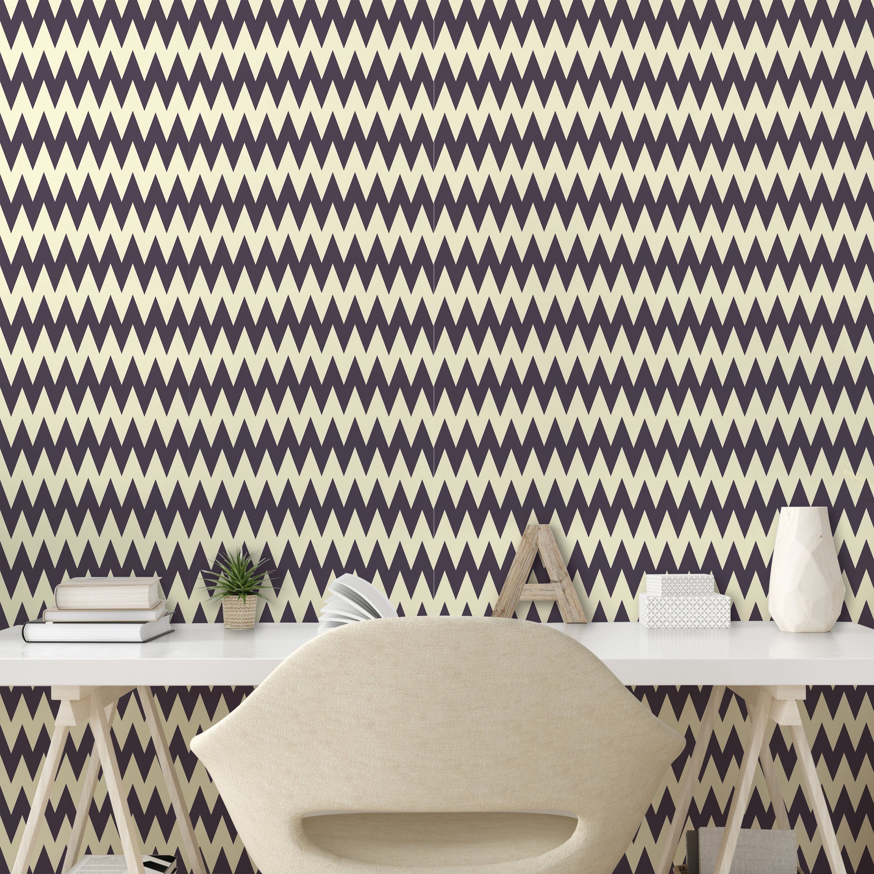 Sharp Küchenakzent, Vinyltapete Abakuhaus Sie selbstklebendes Zigzags Wohnzimmer Grenzen Winkel