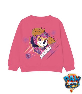 PAW PATROL Sweatshirt PAW PATROL Kinder Sweatshirts Pullover Sweater Jungen und Mädchen Dunkelblau oder Pink Gr.92 98/104 110/116 122/128 für 2 3 4 5 6 7 8 Jahre