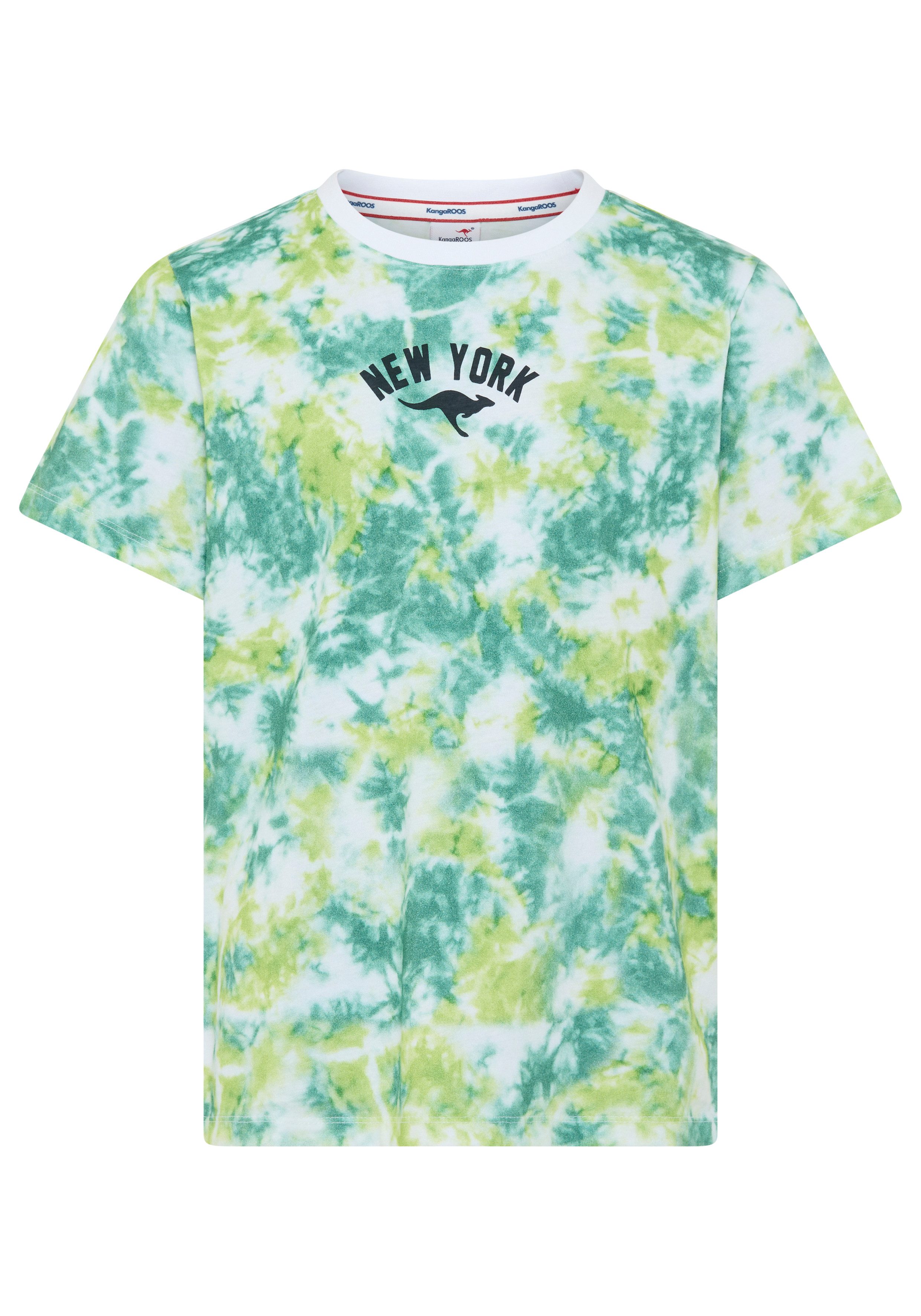 T-Shirt Kangaroos T-Shirt Batik-Optik