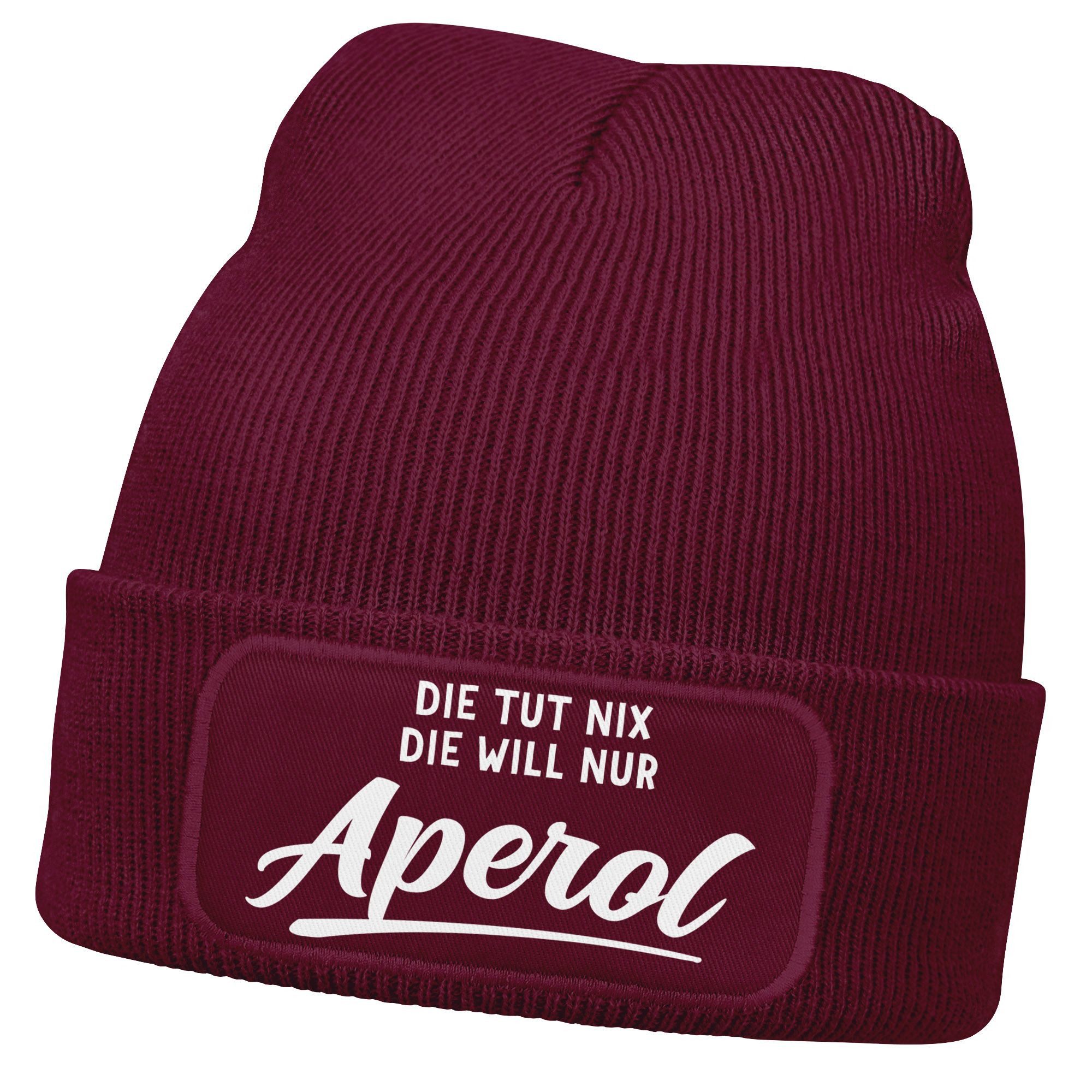 MoonWorks Strickmütze Damen Beanie mit Patch Strickmütze mit Spruch Lieblin günstig online kaufen