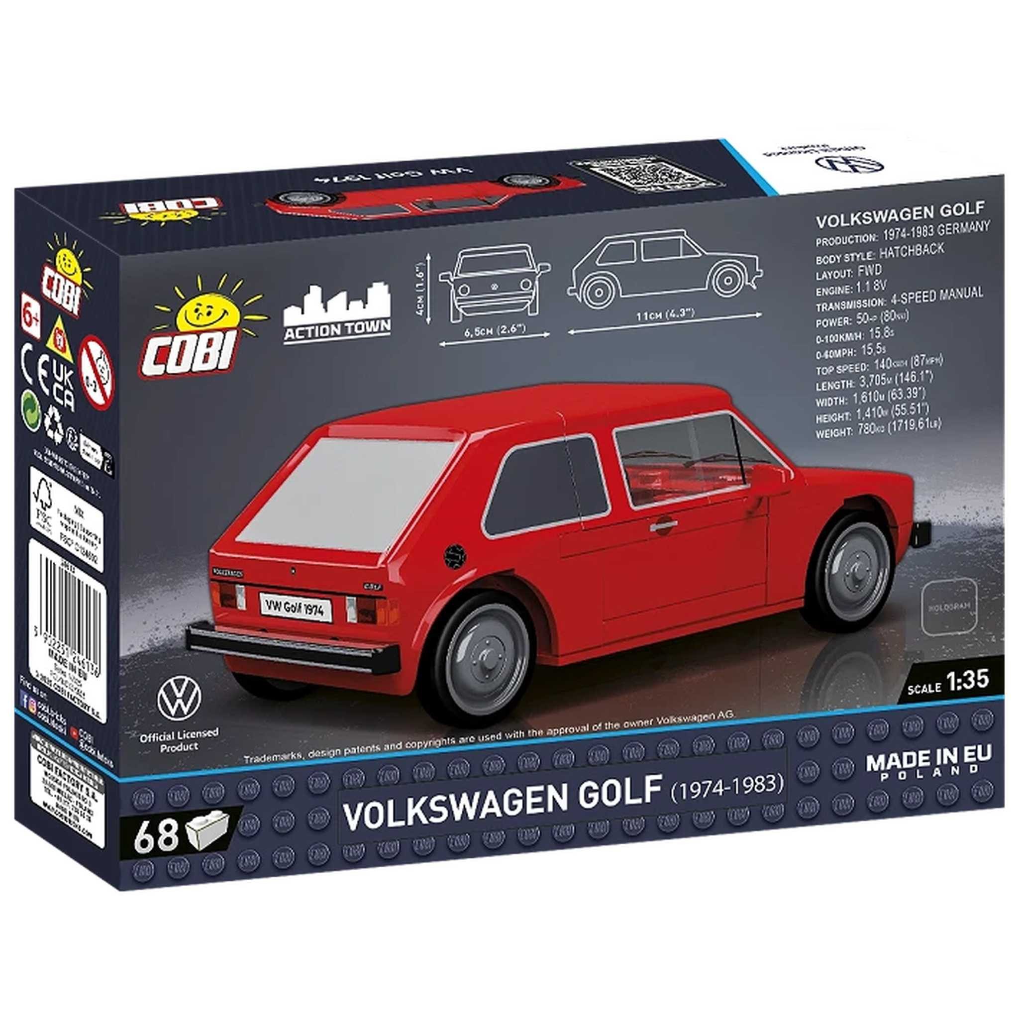 COBI CB-24613 - VW Golf 1974-1983 (Cobi) Spielbausteine
