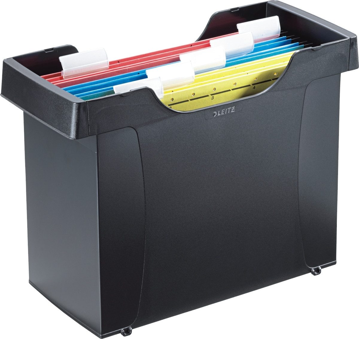 LEITZ Aufbewahrungsbox Hängemappenbox Mini-Aktei Plus A4 schwarz