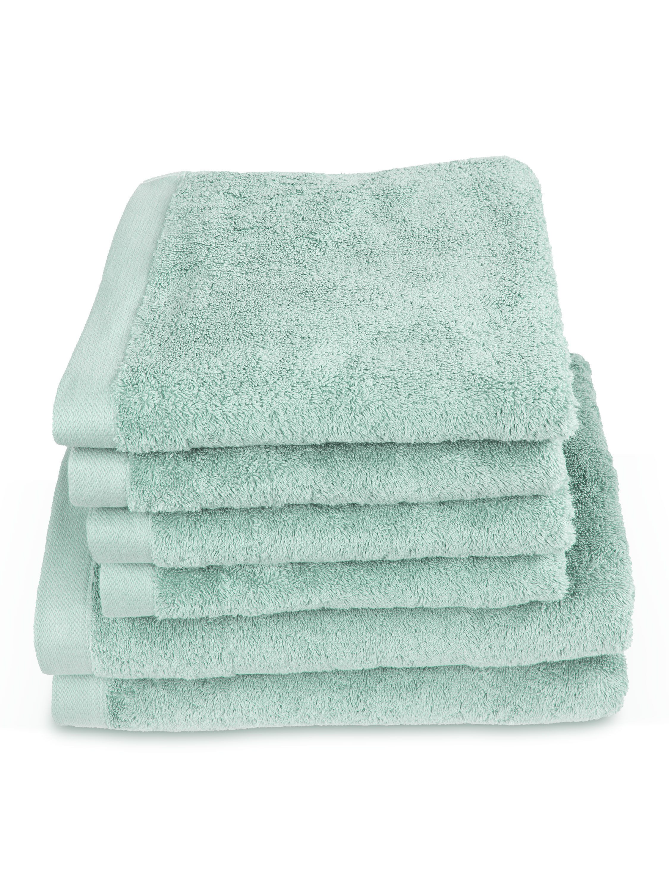 Herzbach Home Handtuch Set Pura, (6-St), günstig online kaufen