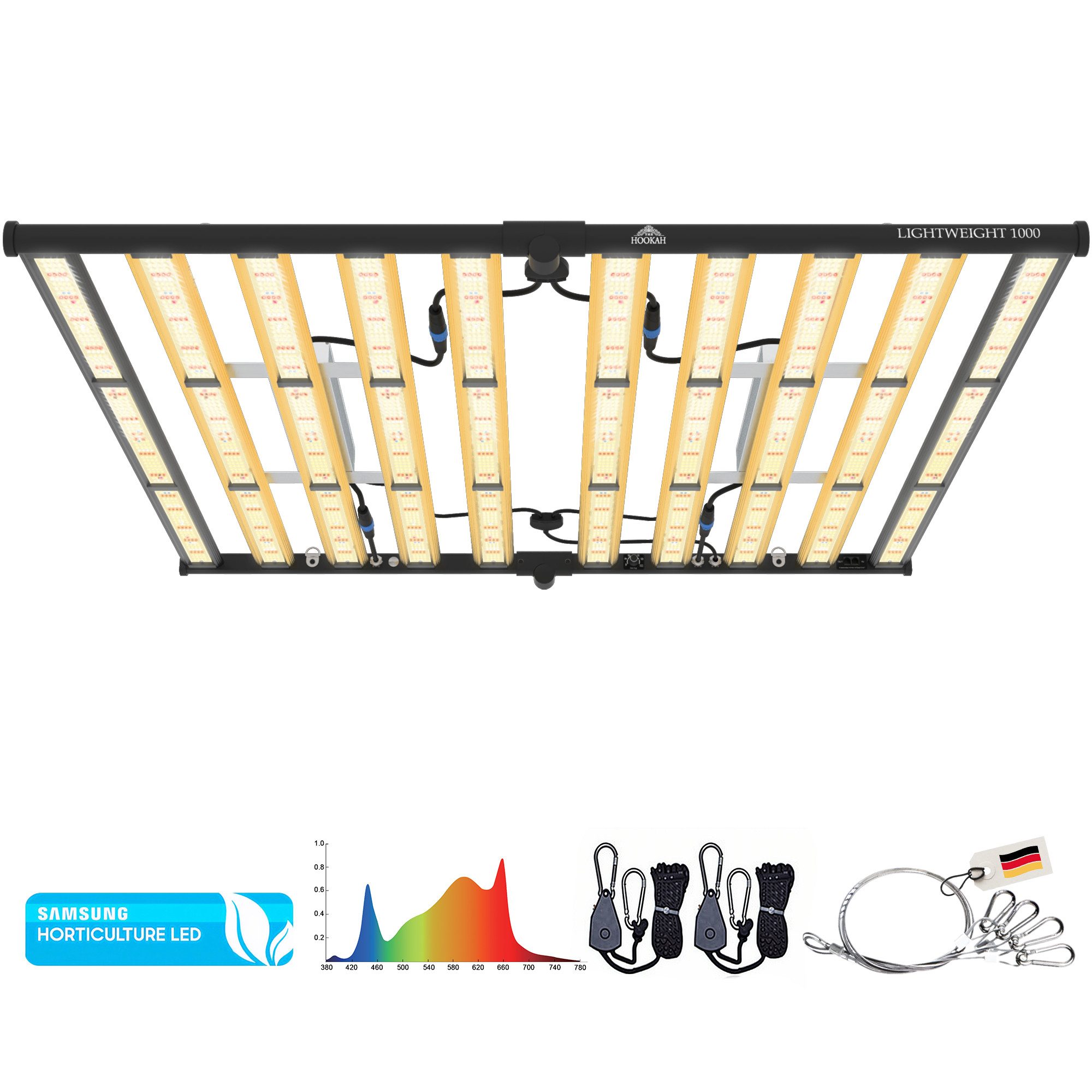 THE HOOKAH Pflanzenlampe SAMSUNG GrowLampe Lampe LED Light Vollspektrum UV+ günstig online kaufen