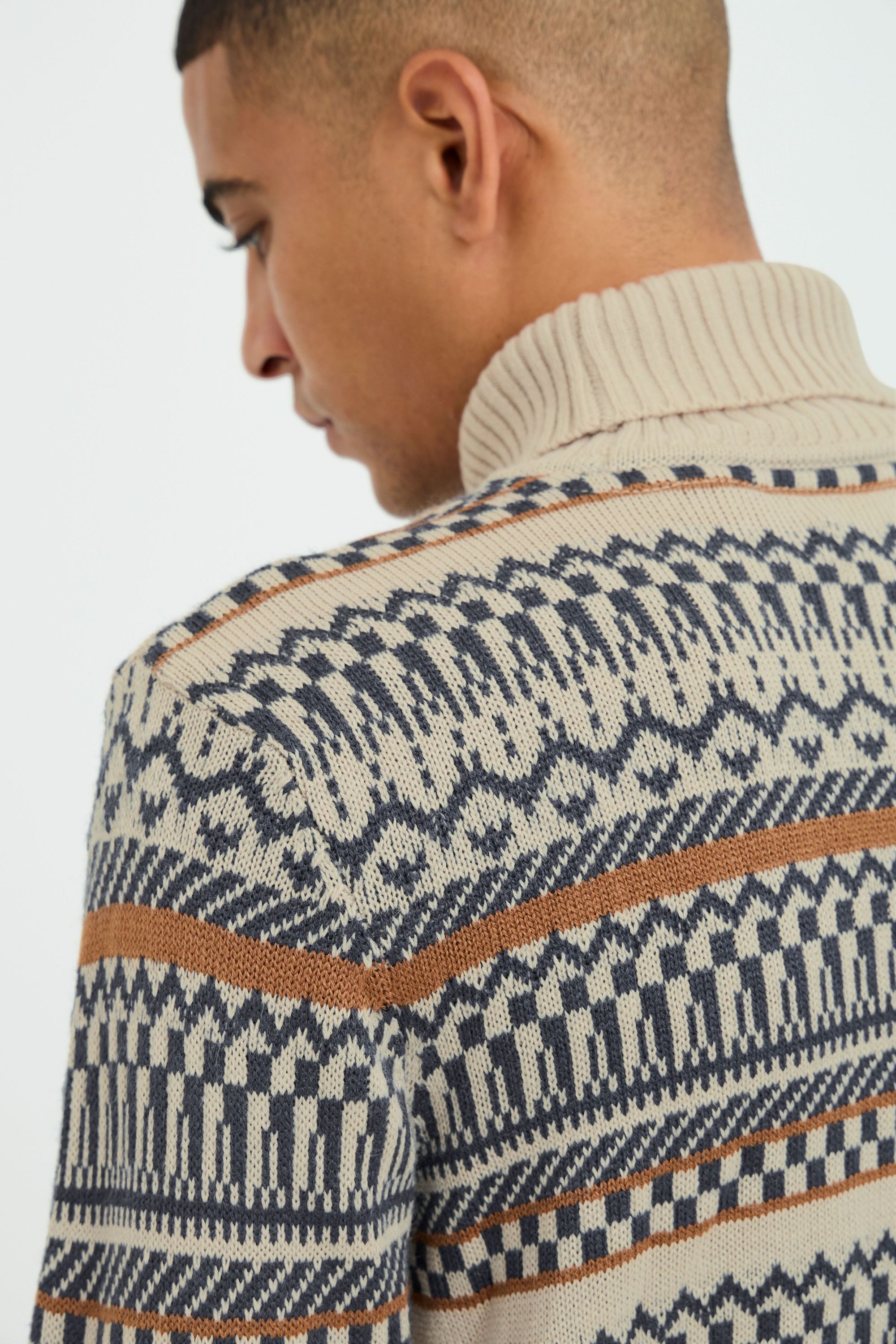 Blend Strickpullover BHPullover Klassischer Grobstrickpullover