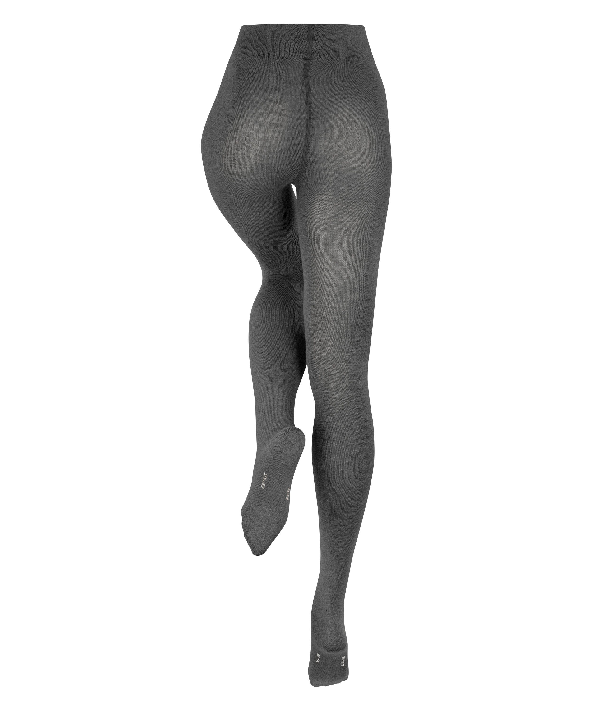 Esprit Strickstrumpfhose Plain blickdicht, feuchtigkeitsregulierend, atmungsaktiv