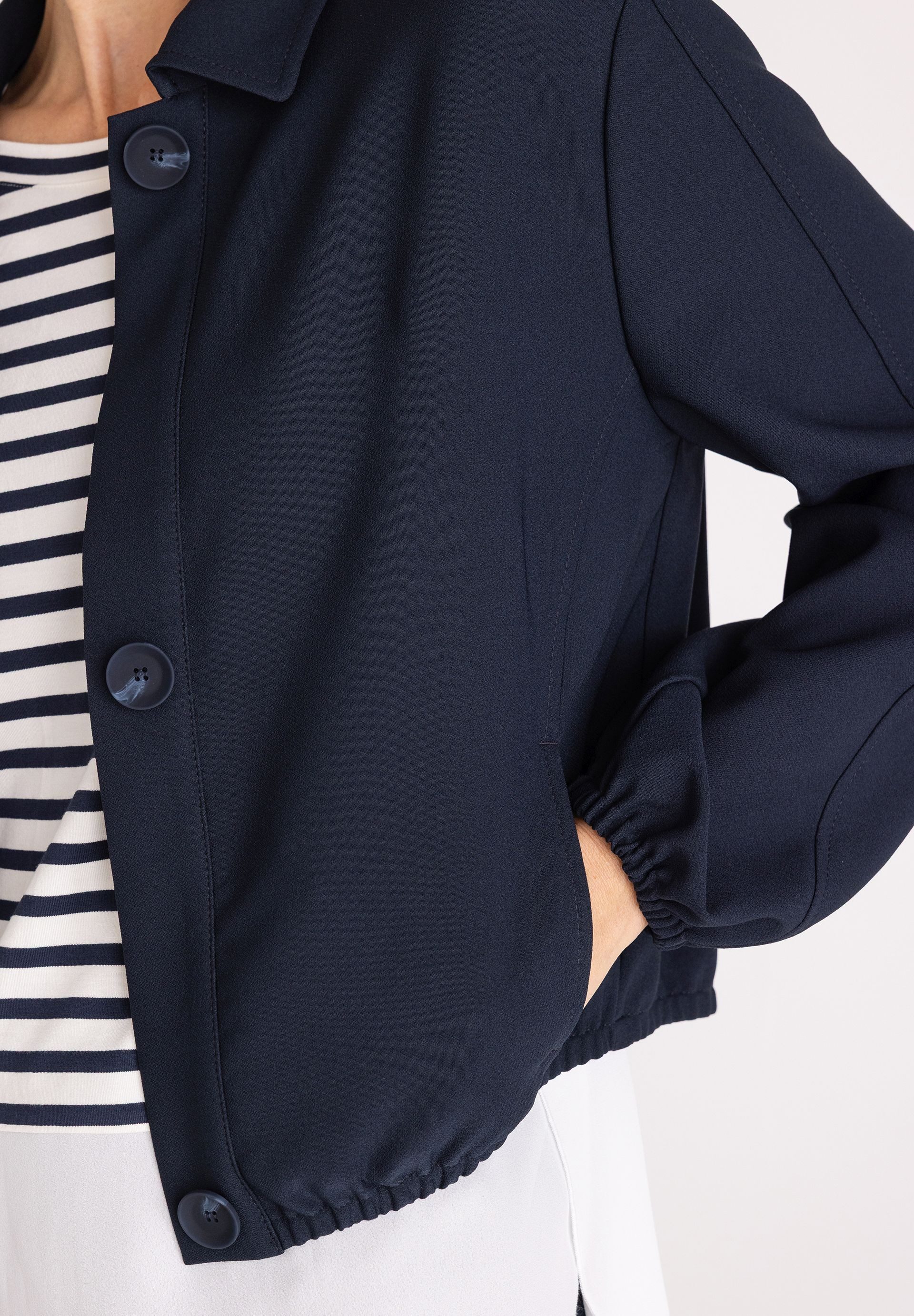 FRANK WALDER Jackenblazer mit elastischem Bund