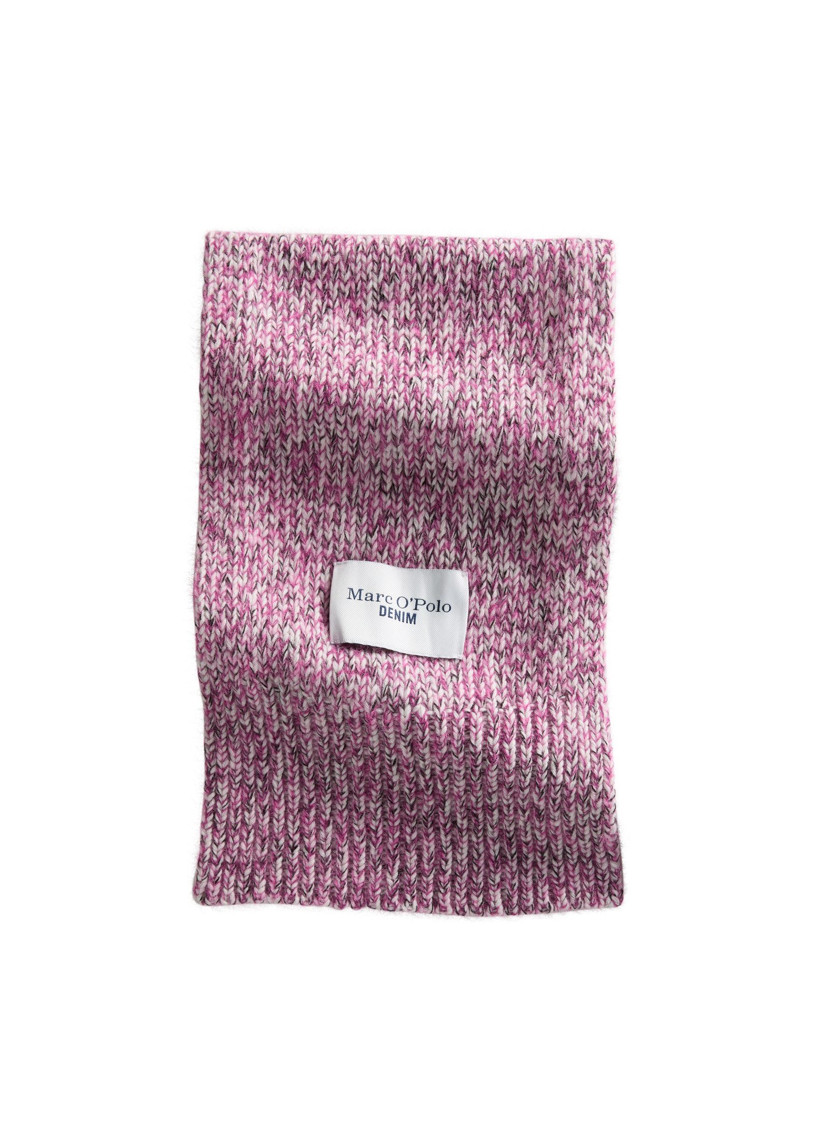 Marc O'Polo DENIM Strickschal aus meliertem Schurwoll-Mix