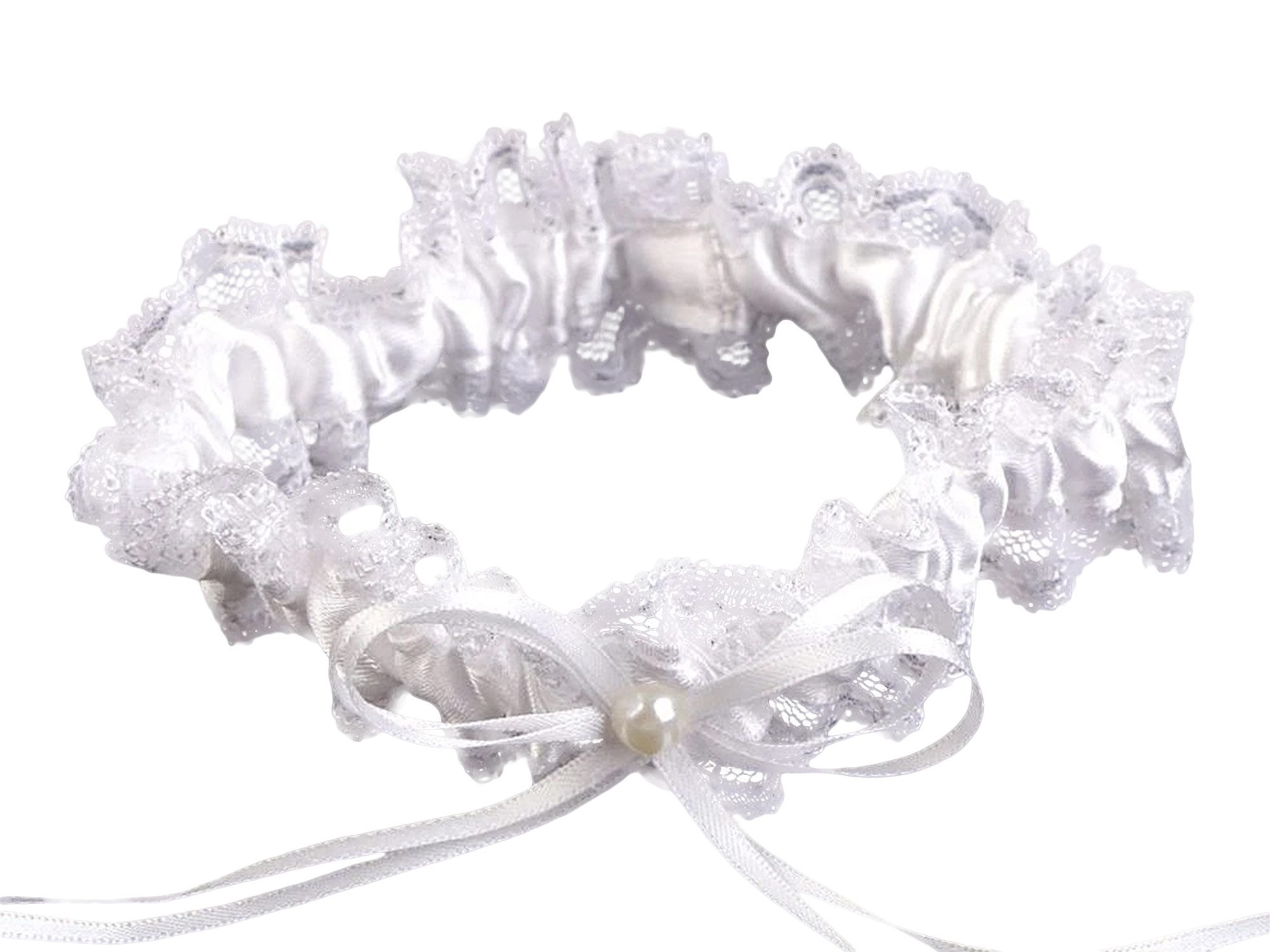 Diademita Christbaumschmuck Hochzeitsstrumpfband aus Spitze