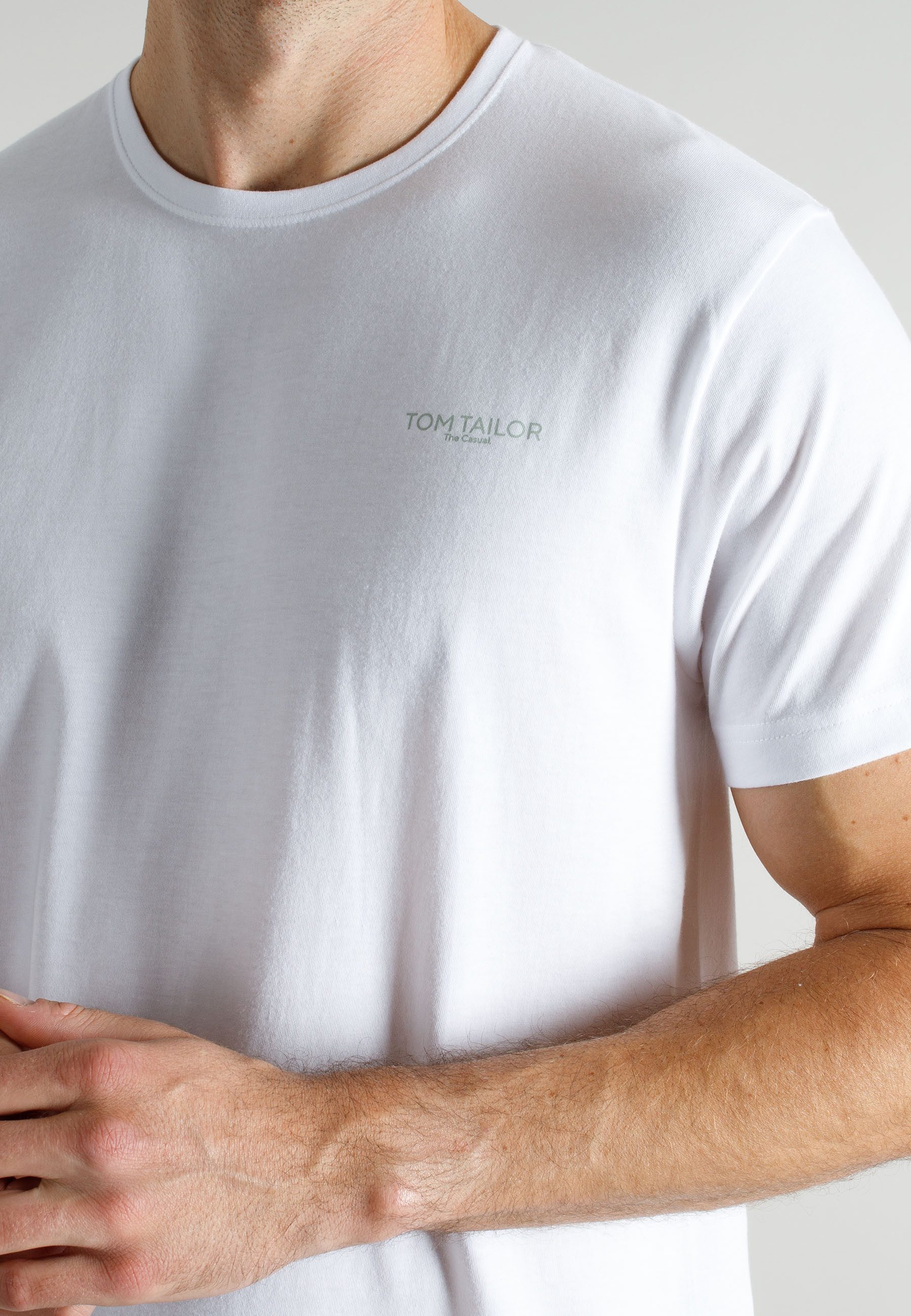 TOM TAILOR T-Shirt (3er Pack) lässiger Casual-Stil – Bild 5 von 5