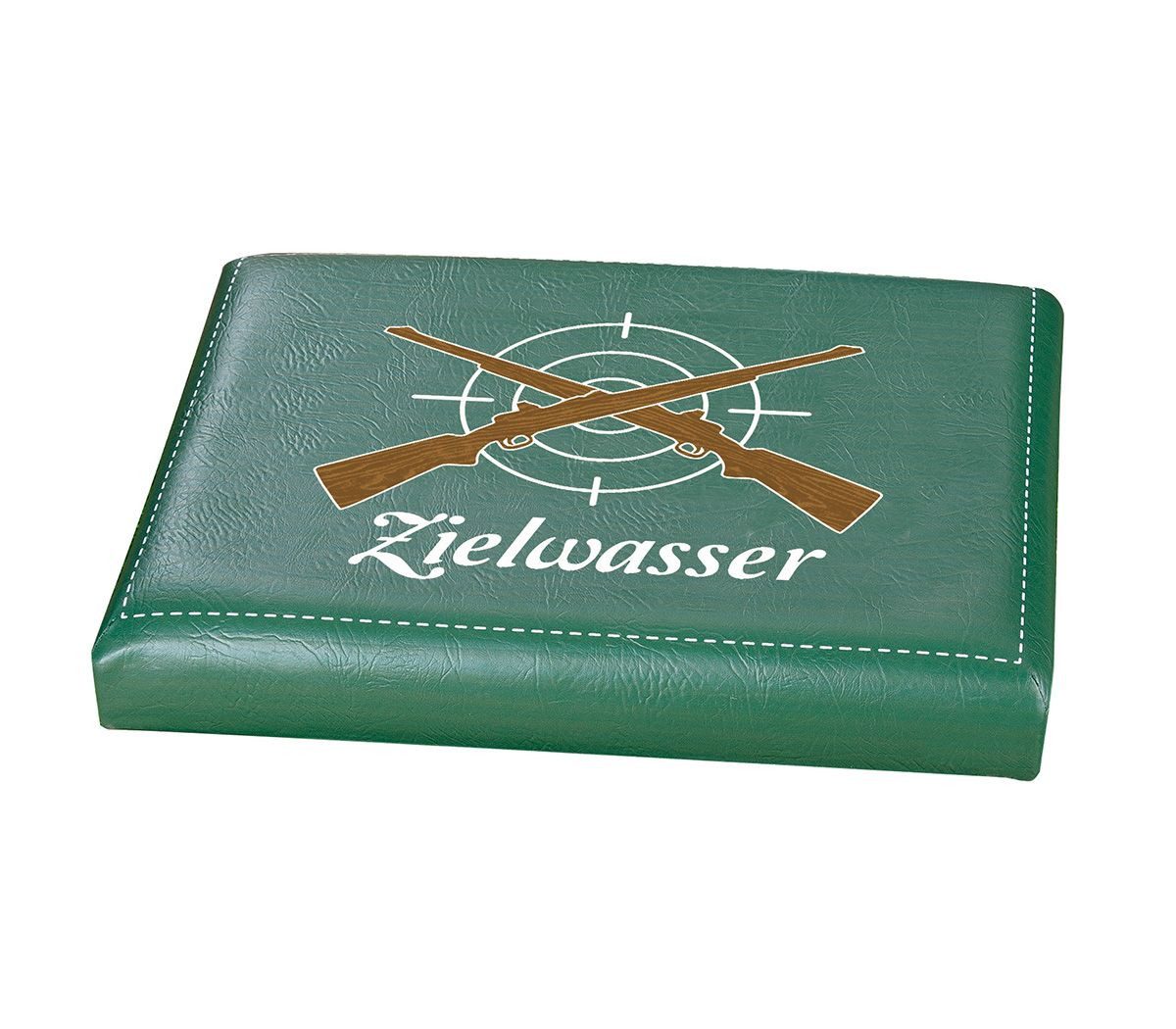 GILDE Подушки Sitzpolster "Zielwasser" grün/braun Aufsatz für Getränke-/Bierkiste