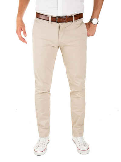 Yazubi Chinohose Modische Chino Hose Dustin von YAZUBI mit Gürtel bequeme Chinohose mit Gürtel