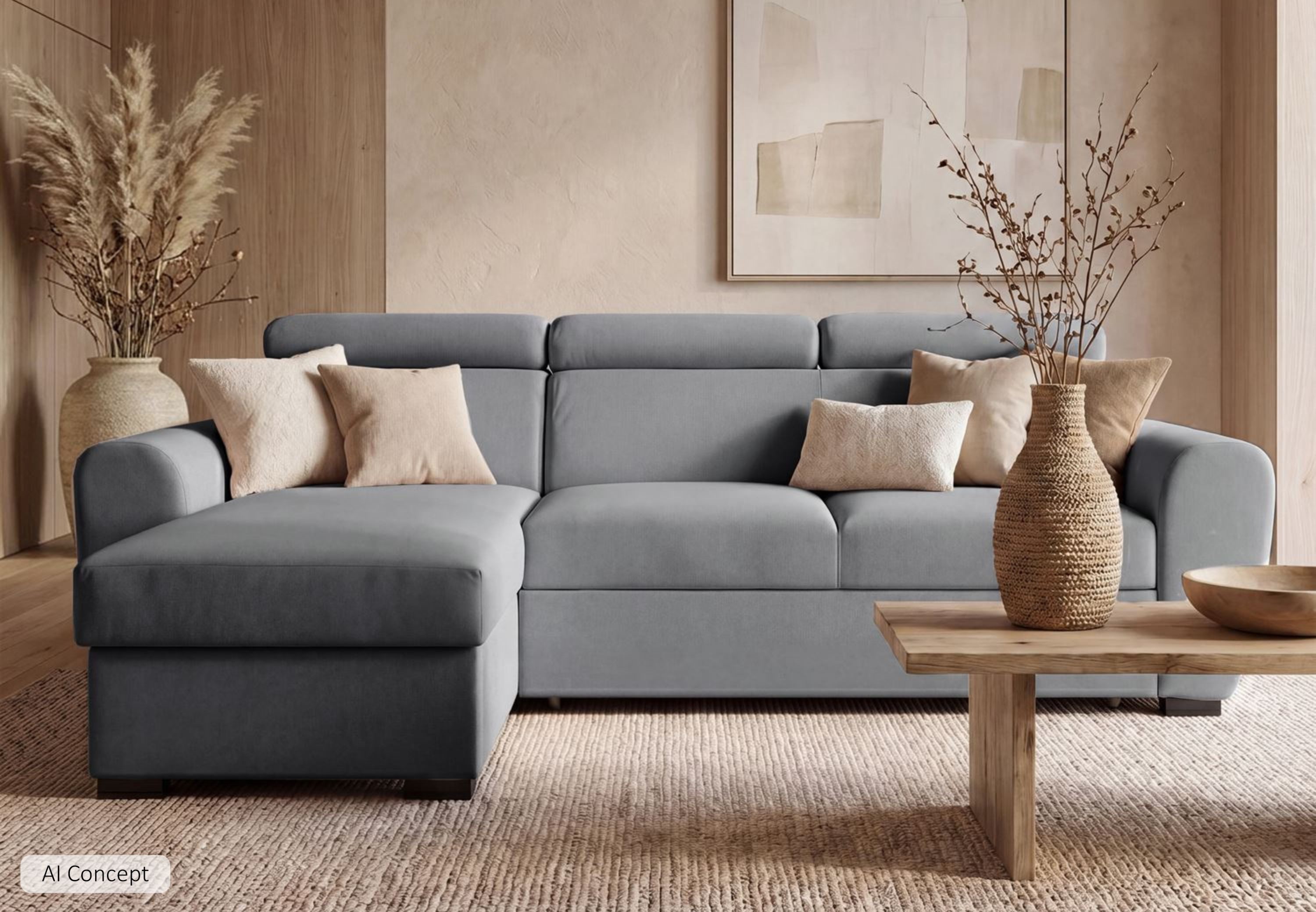 Lookway Ecksofa FALCON mit Schlaffunktion, mit Bettkasten und Schlaffunktion