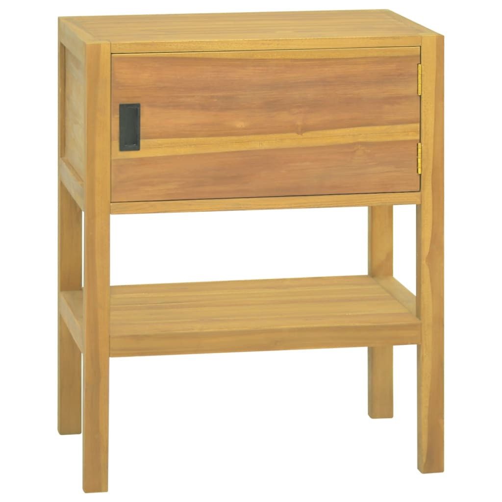 vidaXL Badregal NA Badschrank 60x40x75 cm Massivholz Teak