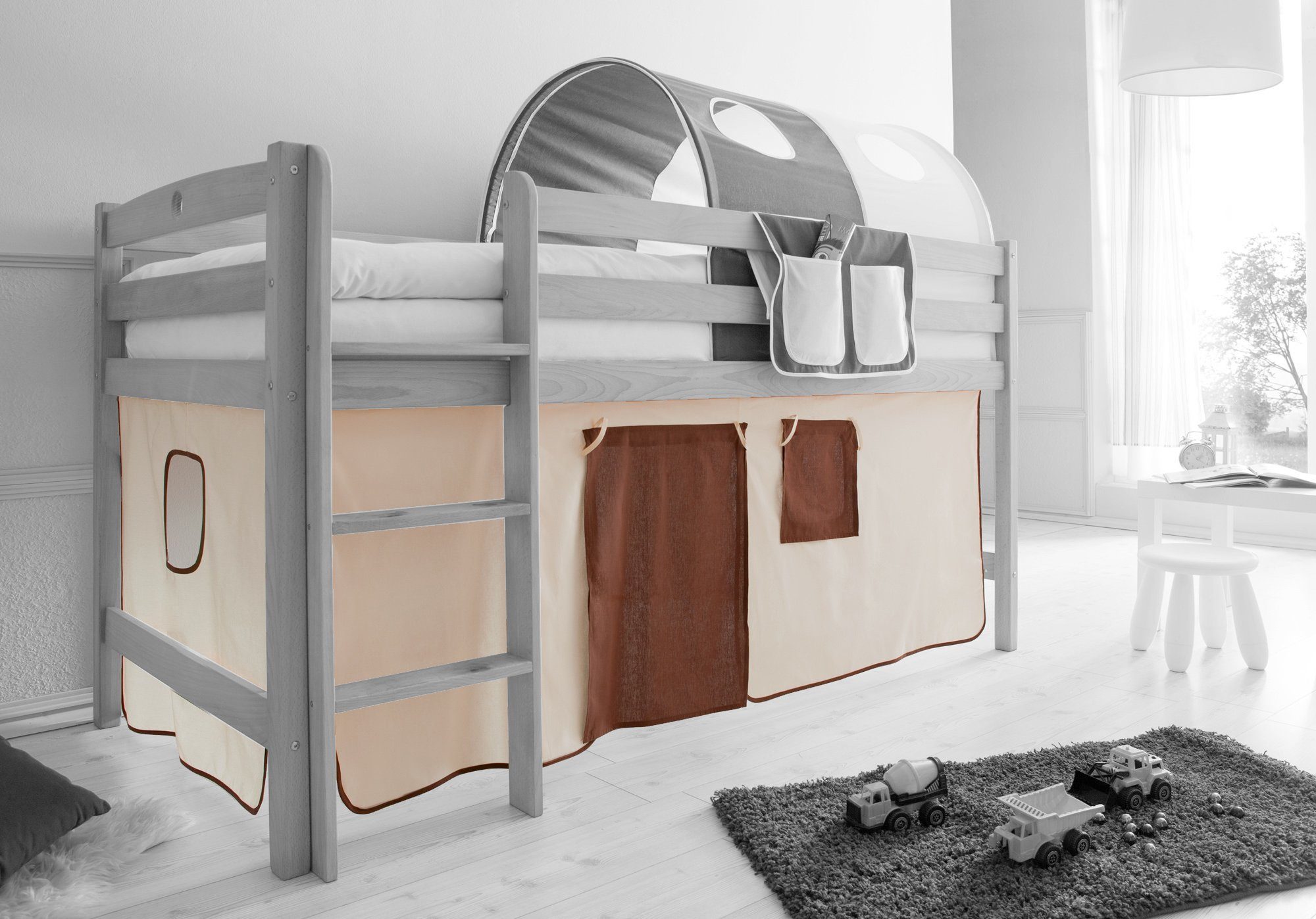 Ticaa Bettvorhang Classic Vorhangstoffe für Hochbetten günstig online kaufen