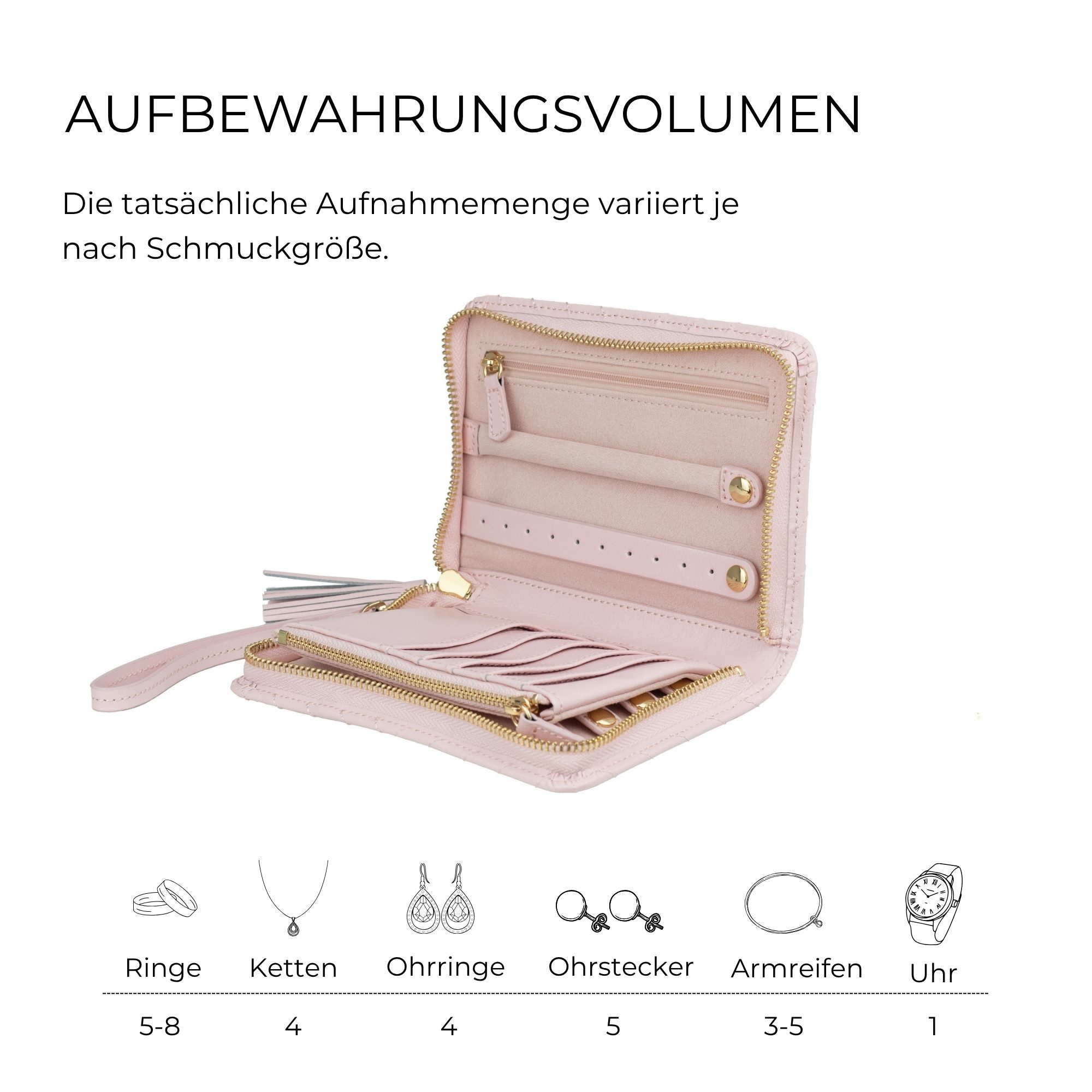 Friedrich23 Schmucketui aus Leder Aurora