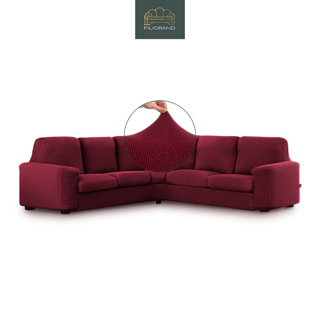 Belmarti Ecksofahusse 1-teiliger elastischer Ecksofabezug, made in Spain, e günstig online kaufen