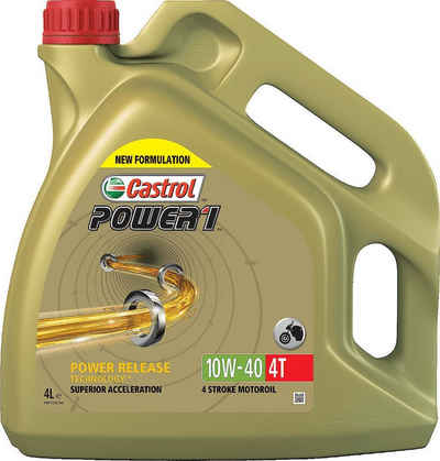 Castrol Multifunktionsöl Power 1 4T 10W-40 Motoröl 4 Liter