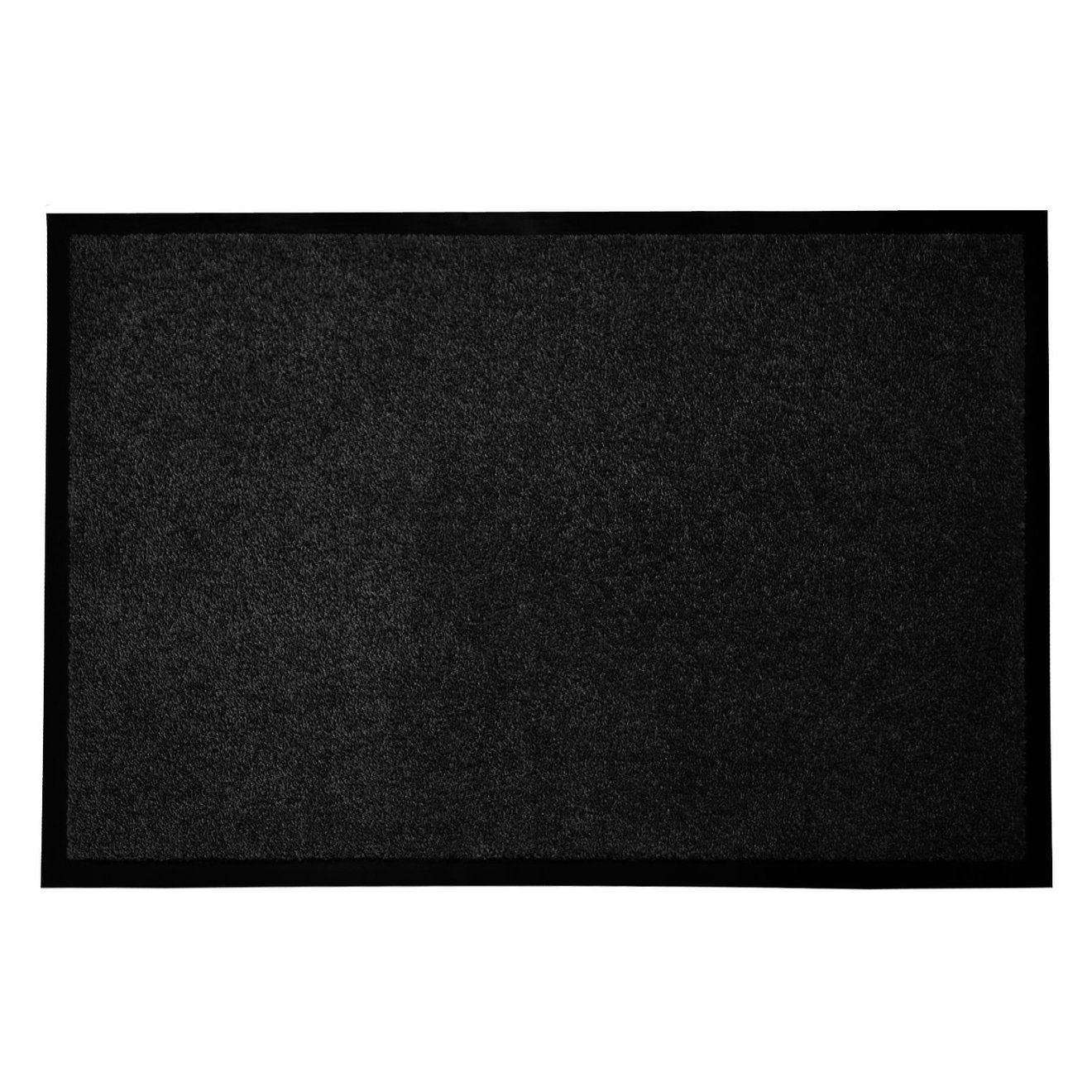 viele Fußbodenheizung rechteckig, Höhe: Schwarz geeignet Größen, Fußmatte 7 Karat, & Farben waschbar, mm, für Sauberlaufmatte Dublin,