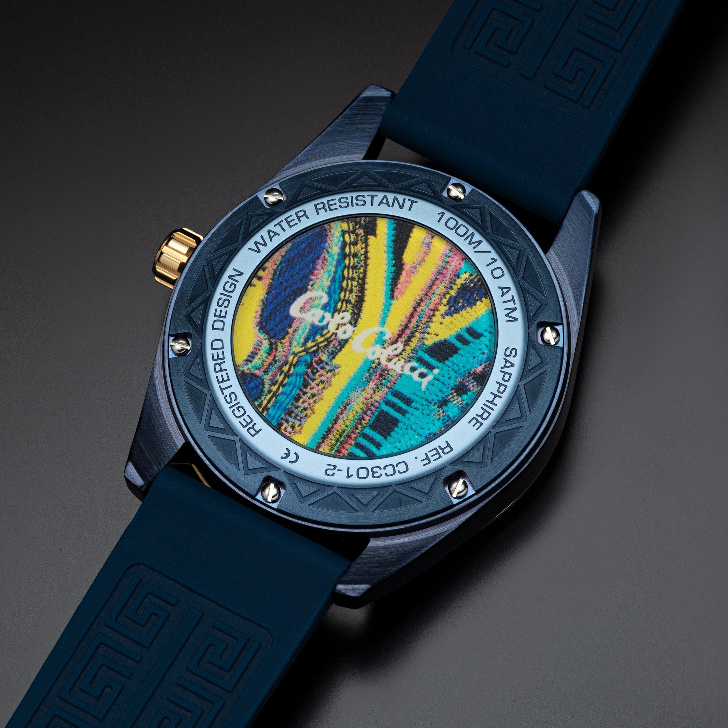 CARLO COLUCCI Quarzuhr Herrenuhr Herrenuhr 100% Edelstahl 42 Quarz Herren