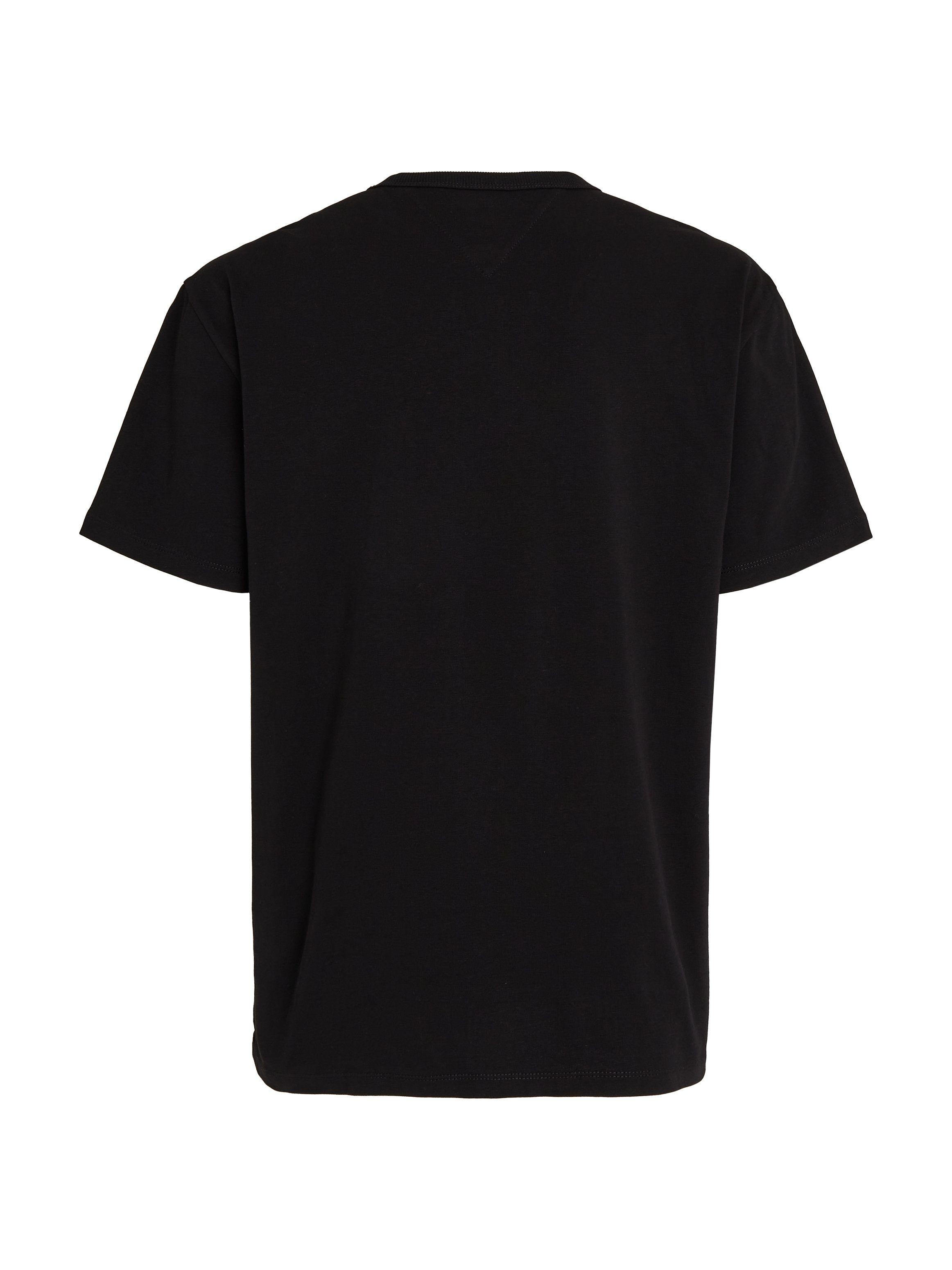 EXT T-Shirt REG Rundhalsausschnitt TJM mit Tommy BADGE Jeans TEE Black