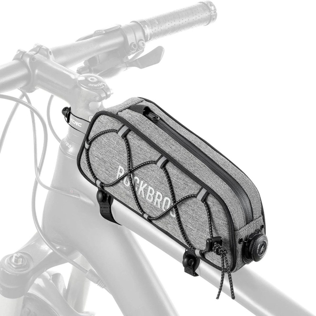 ROCKBROS Fahrradtasche ROAD TO SKY (Einzeln, Einzeltasche), FITGO Drehverschluss für schnelle und stabile Befestigung