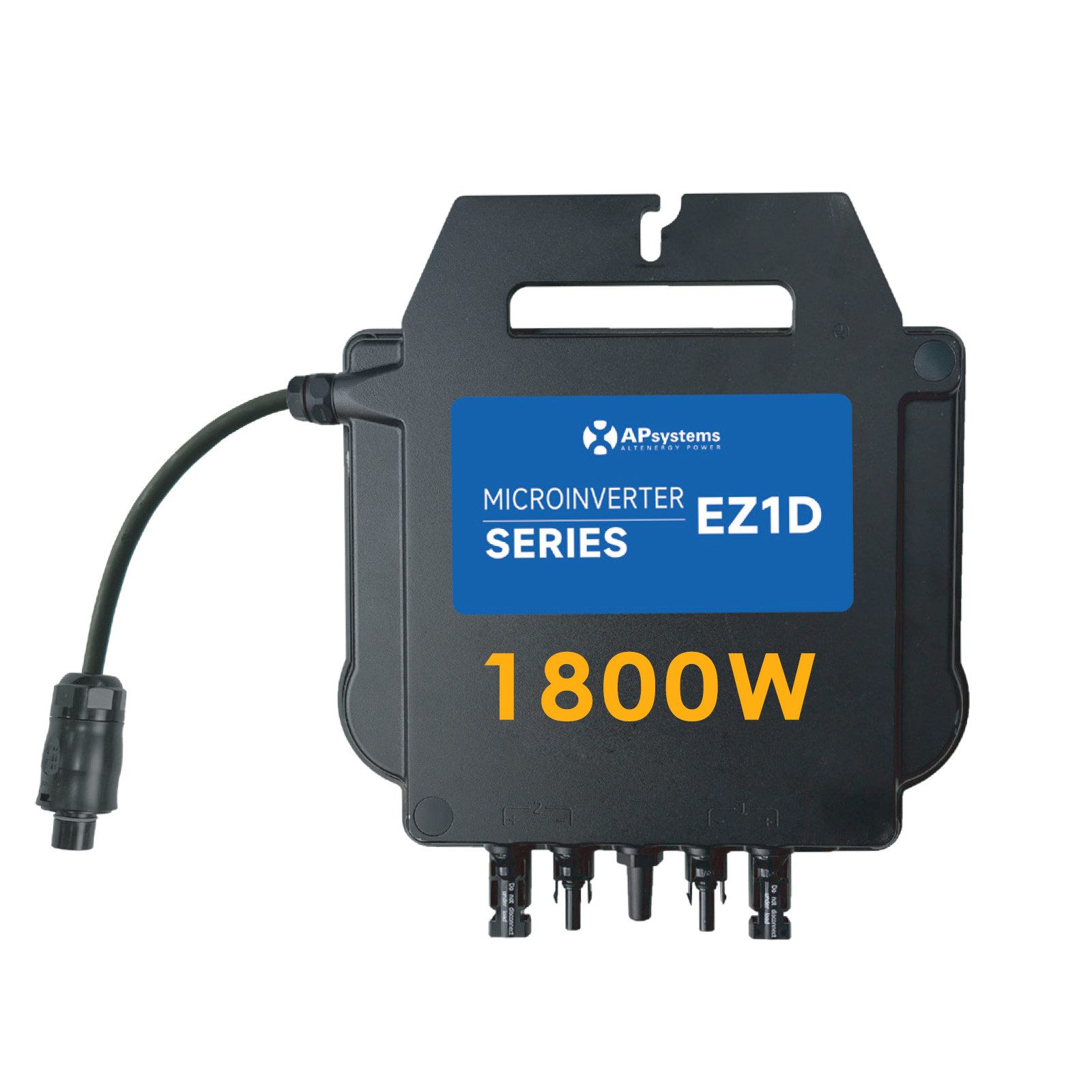 enjoy solar Wechselrichter APsystems® EZ1-Serie 400W/800W/1800W; Netz Anschlusskabel, (Plug & Play Wechselrichter ideal für Balkonkraftwerk 400W/800W/1800W), PV-VDE Zertifiziert