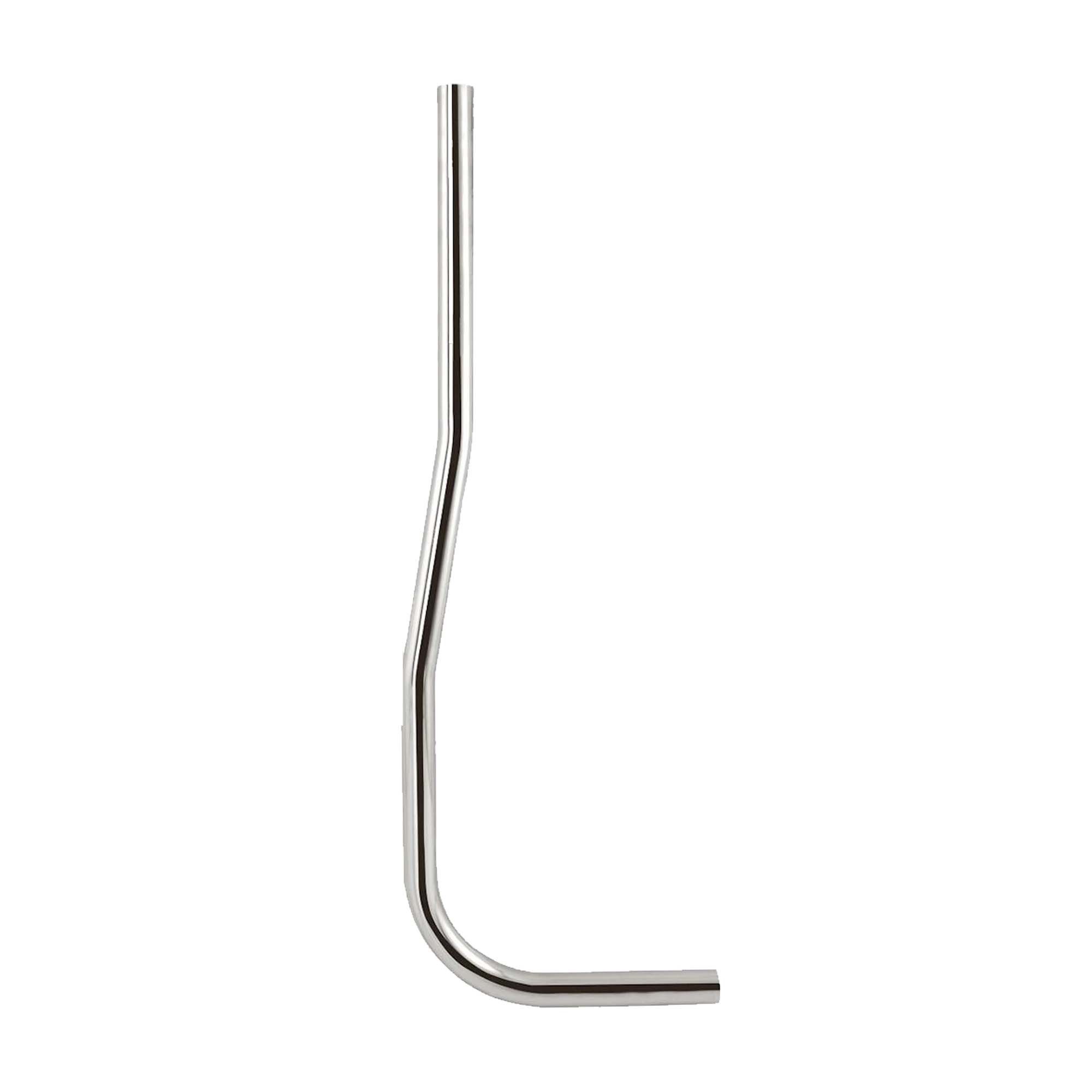 tecuro WC-Druckspüler Spülrohr Ø 28 mm für WC-Druckspüler - Messing verchromt